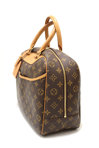 Authentic Louis Vuitton Classic Monogram Canvas Deauville Handbag