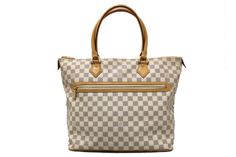 Authentic Louis Vuitton Damier Azur Saleya GM Shoulder Bag