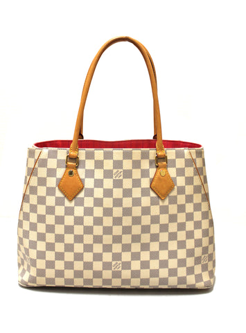 Authentic Louis Vuitton Damier Azur Calvi Shoulder Tote Bag