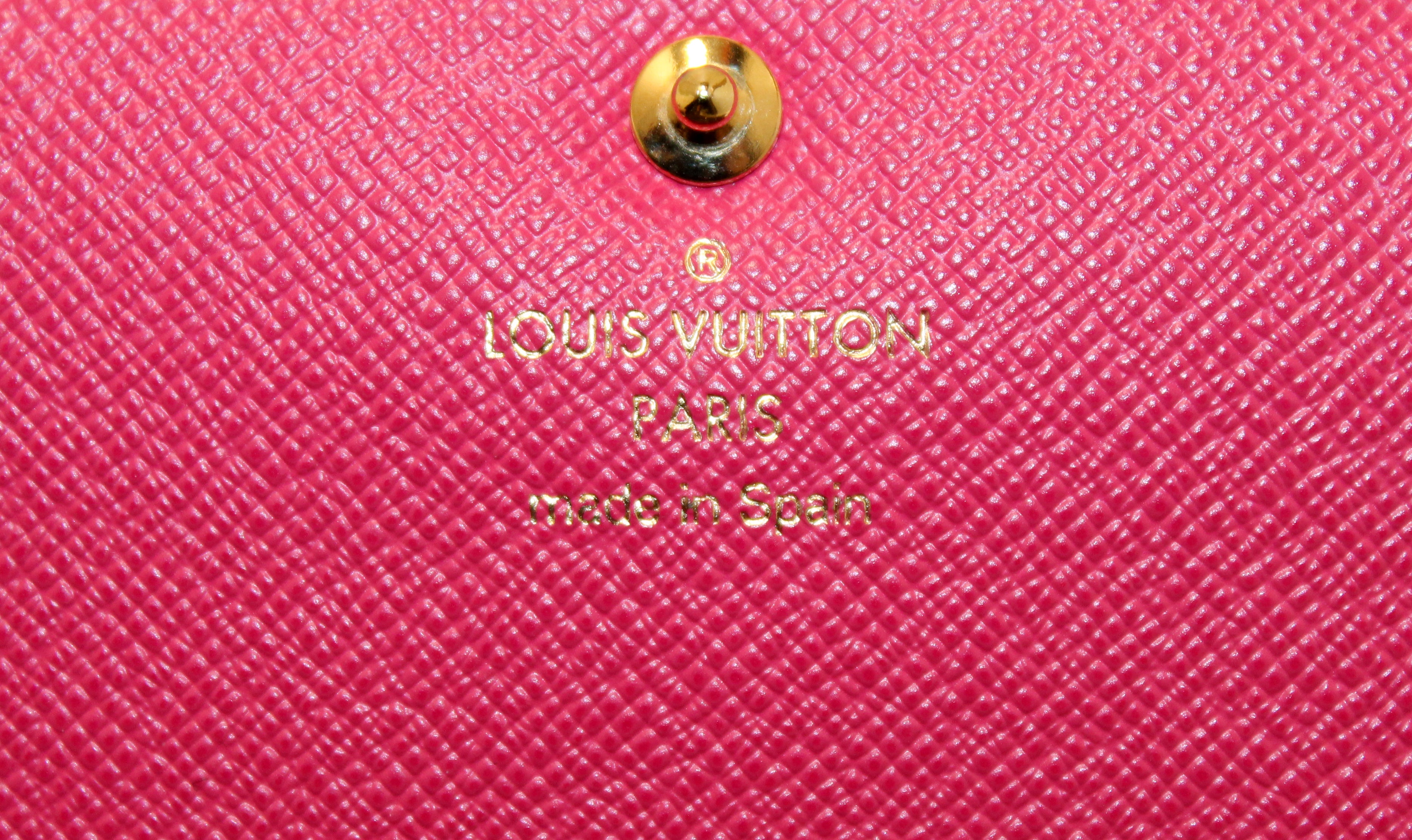 Authentic Louis Vuitton Monogram Canvas Morning Bloom Flower Emilie Long Wallet