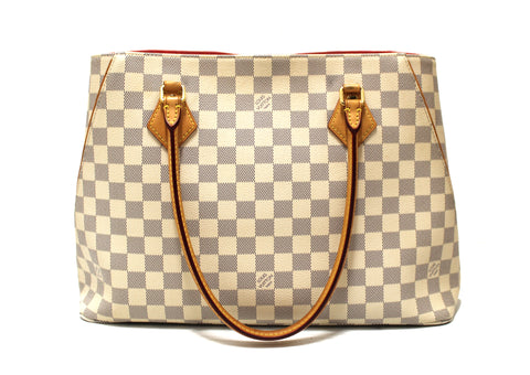 Authentic Louis Vuitton Damier Azur Calvi Shoulder Tote Bag