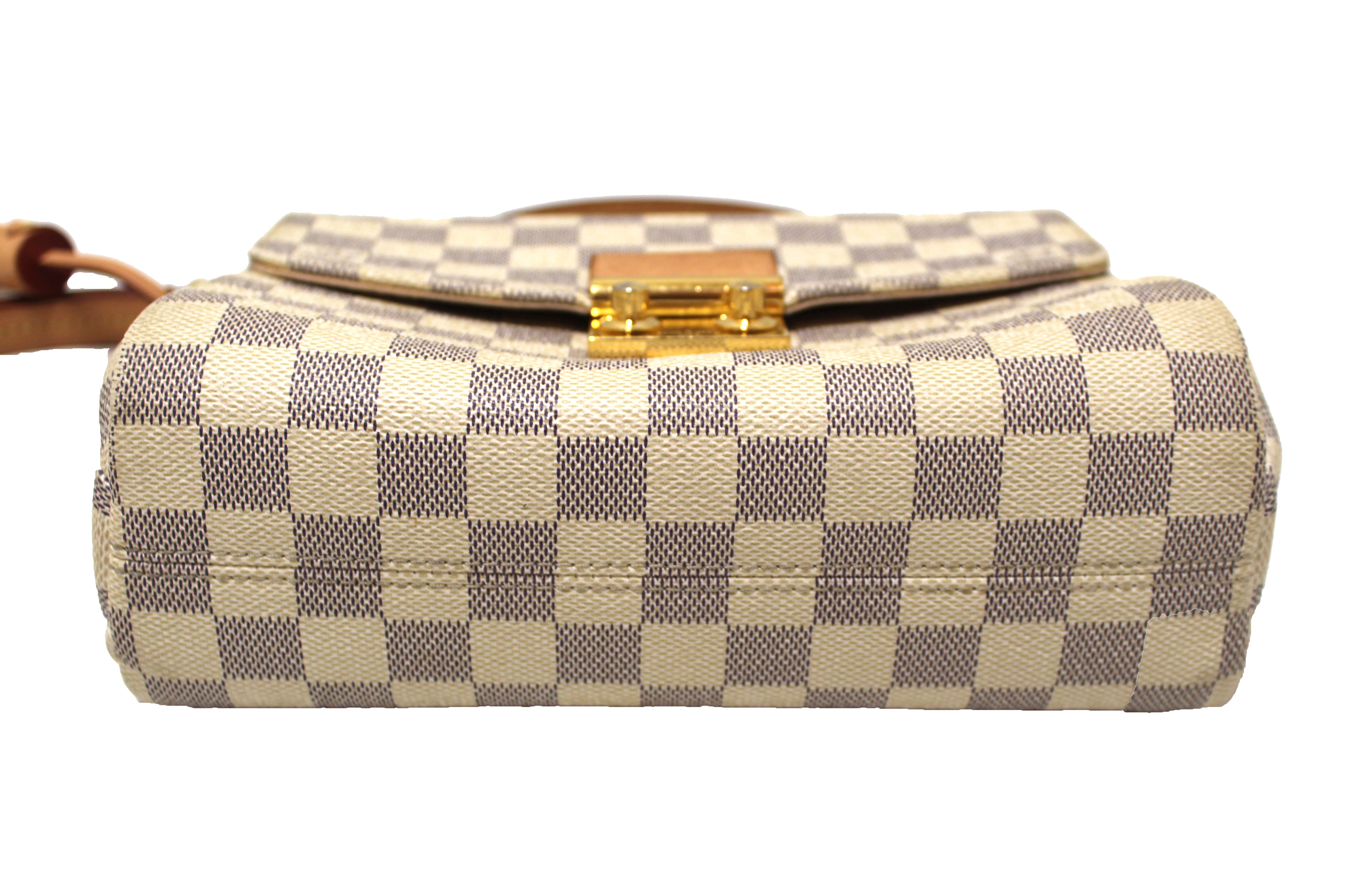 Louis Vuitton, Bags, Louis Vuitton Croisette Damier Azur Canvas Crossbody  Bag Mint Condition