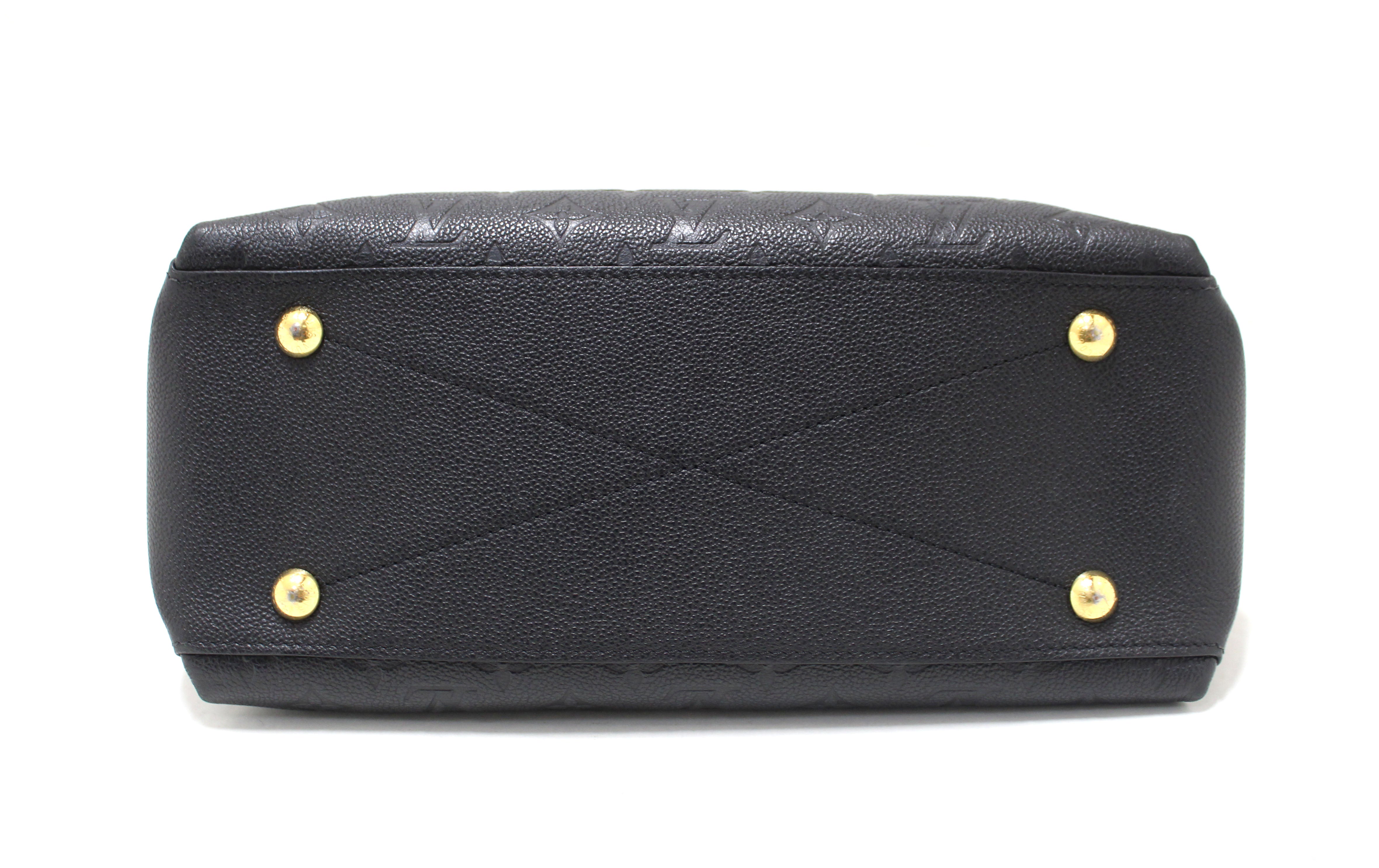 Louis Vuitton Georges Handbag Monogram Empreinte Leather BB Black 119489112