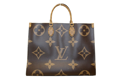 Authentic Louis Vuitton Monogram Giant OnTheGo GM Tote Bag