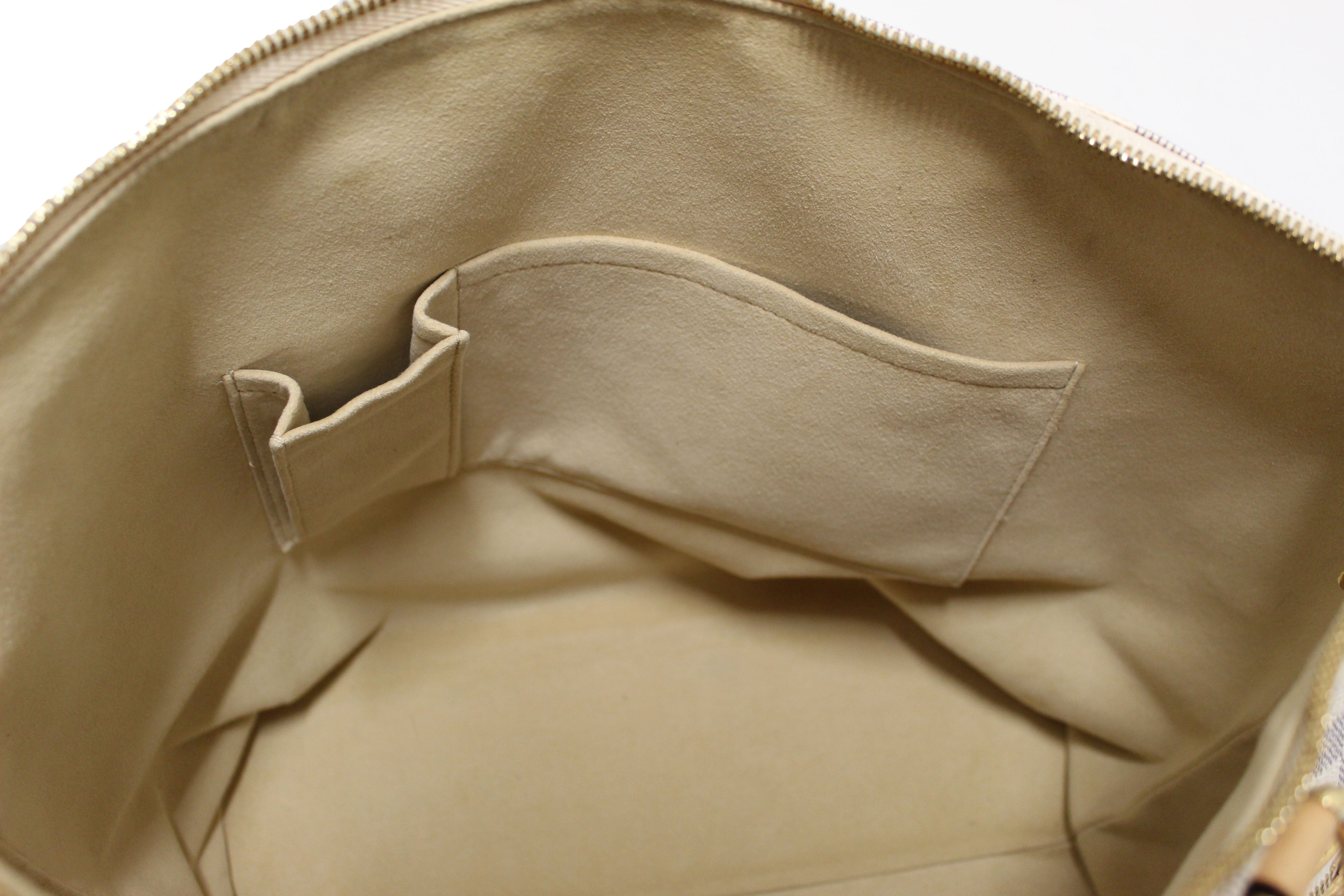 Authentic Louis Vuitton Damier Azur Saleya GM Shoulder Bag