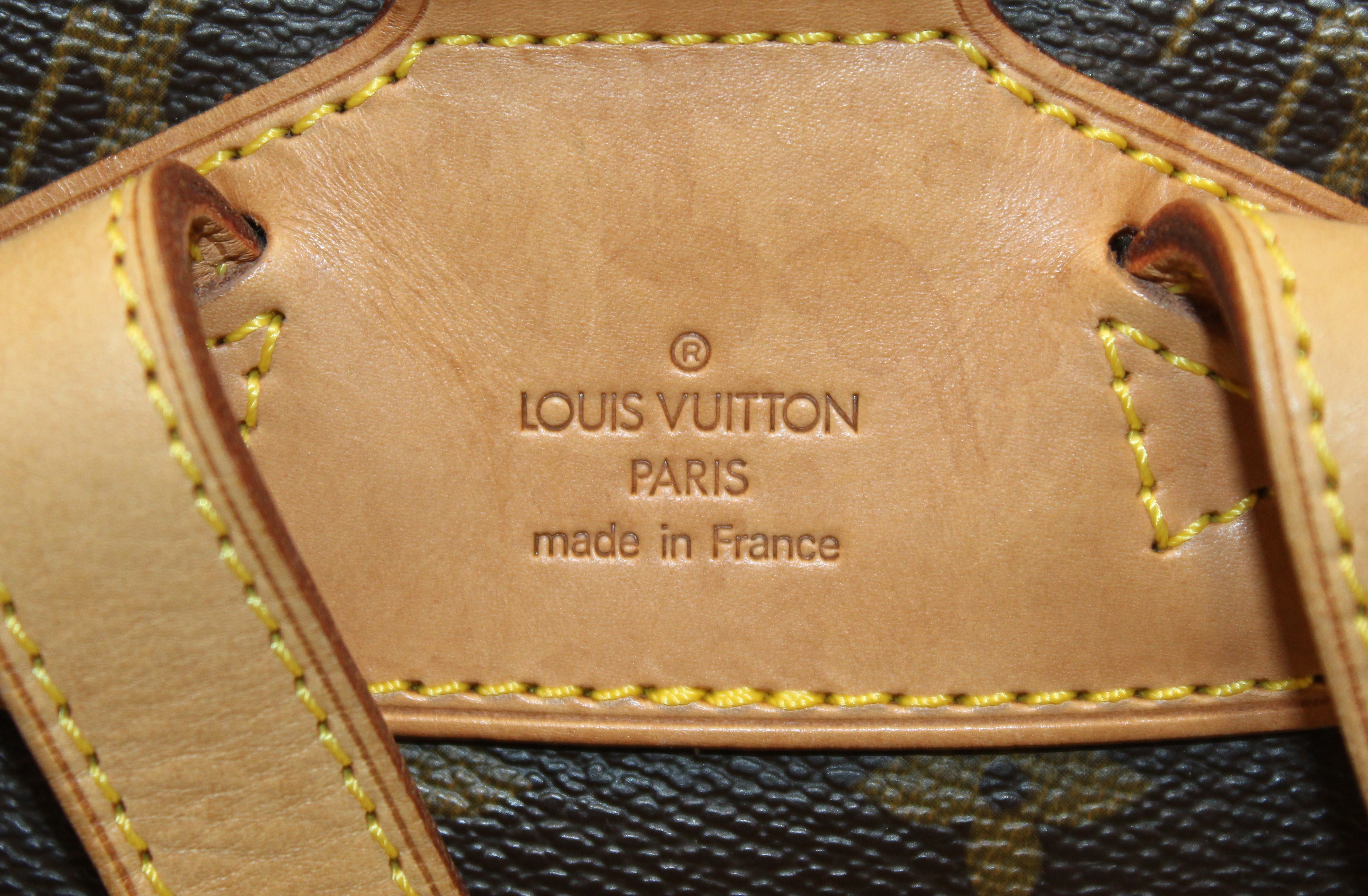 Authentic Louis Vuitton Classic Monogram Montsouris MM Backpack