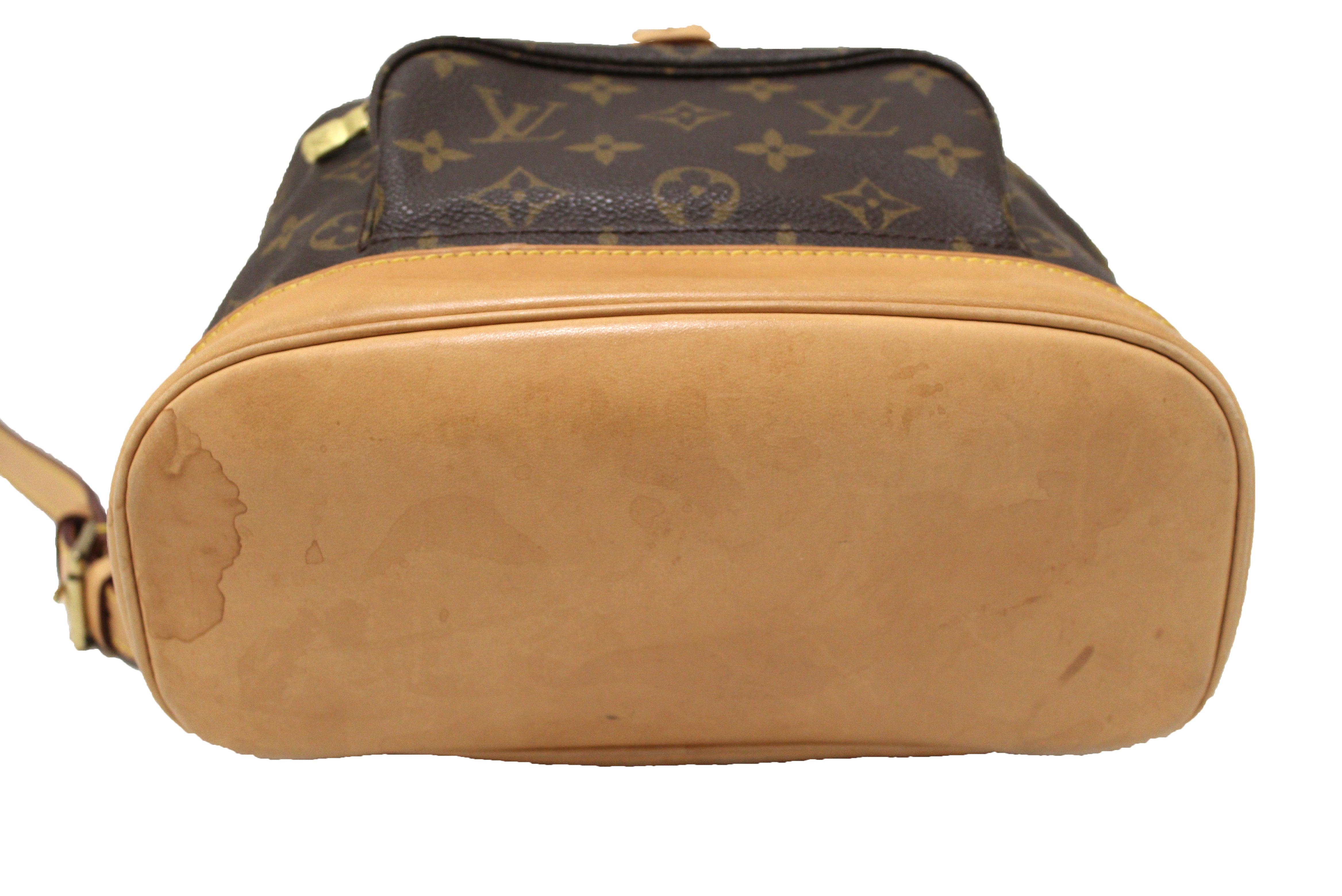 Authentic Louis Vuitton Classic Monogram Montsouris MM Backpack