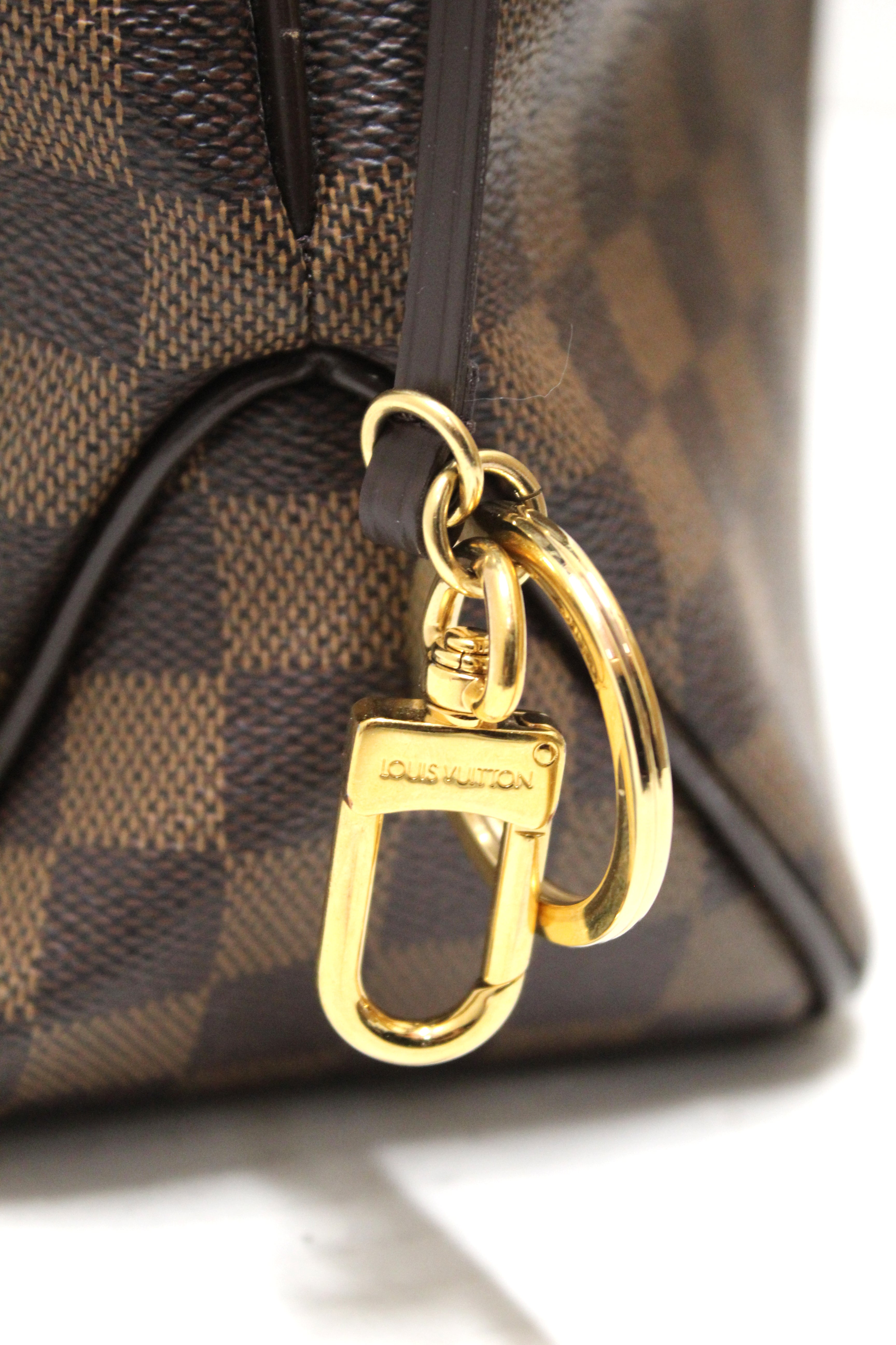Authentic Louis Vuitton Damier Eben Delightful PM Hobo Shoulder Bag