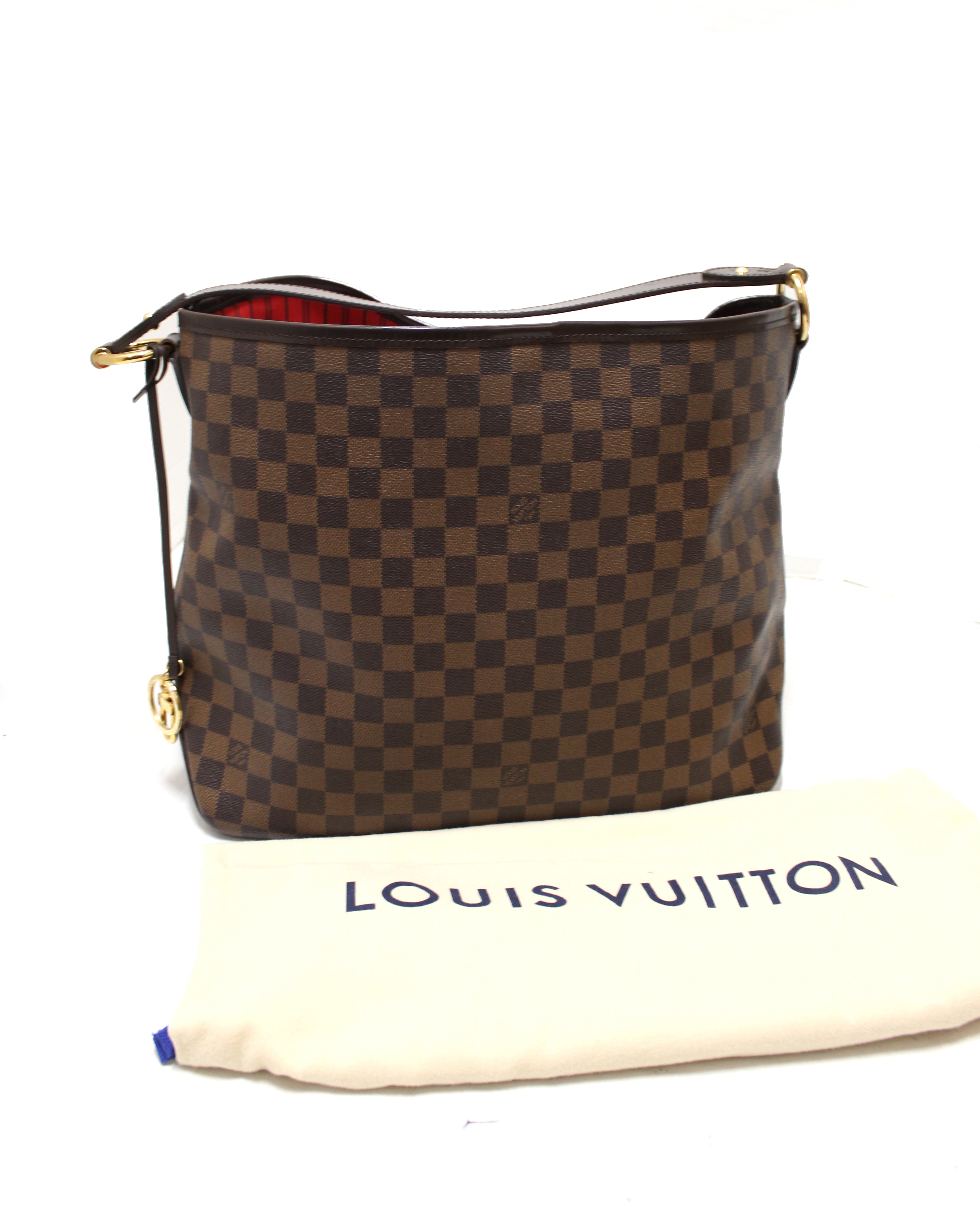 Authentic Louis Vuitton Damier Eben Delightful PM Hobo Shoulder