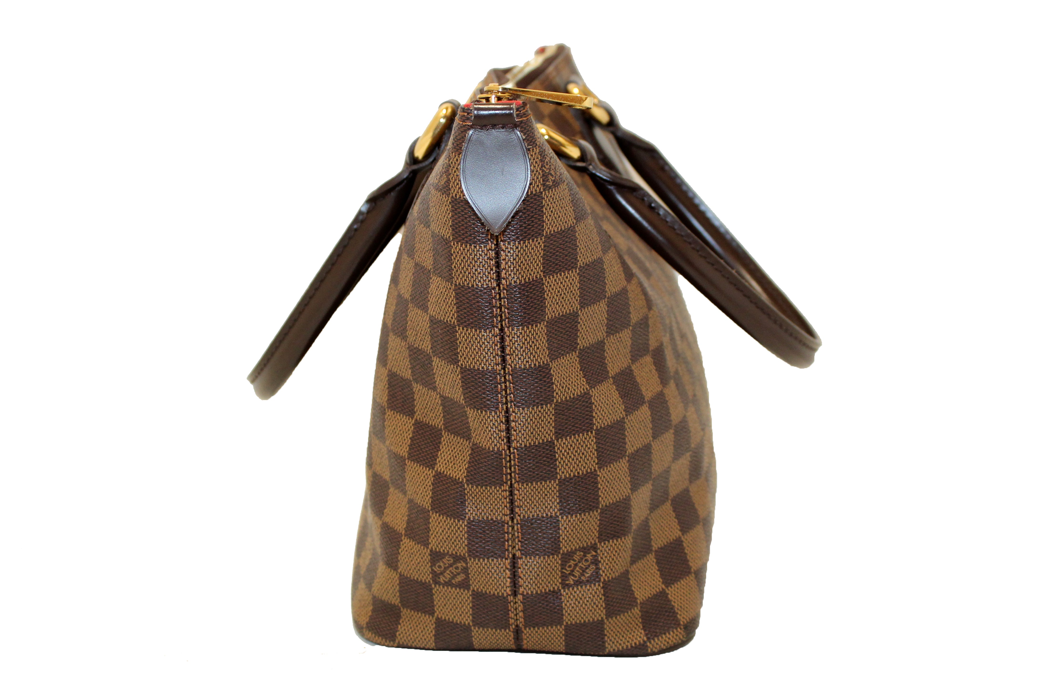 Authentic Louis Vuitton Damier Ebene Saleya PM Handbag