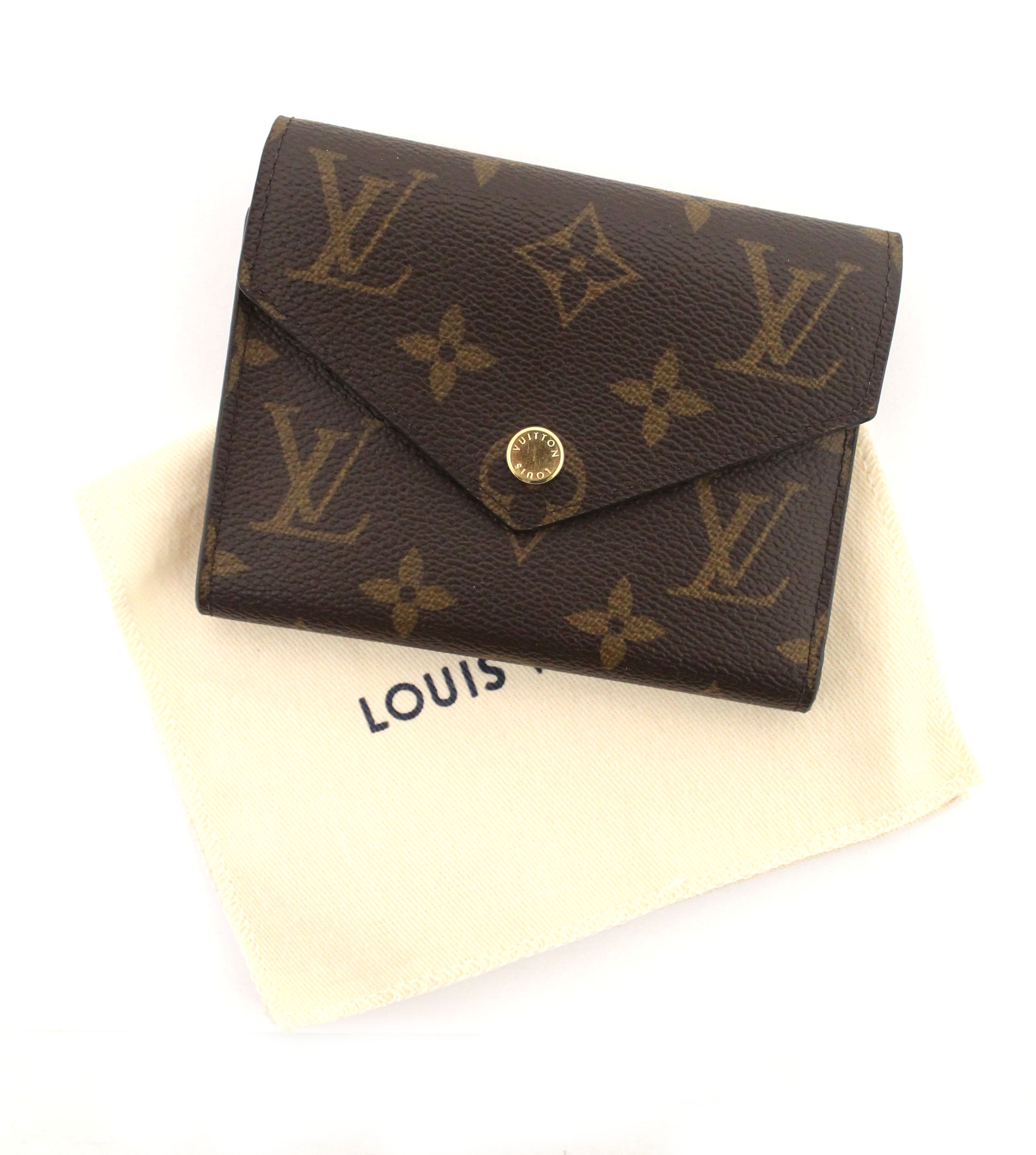 Buy Wholesale China 1:1 Quality Luxury Card Wallet Real Leather For Lv  Victorine Monogram Pattern For Women & Lv Victorine Wallet at USD 17.46