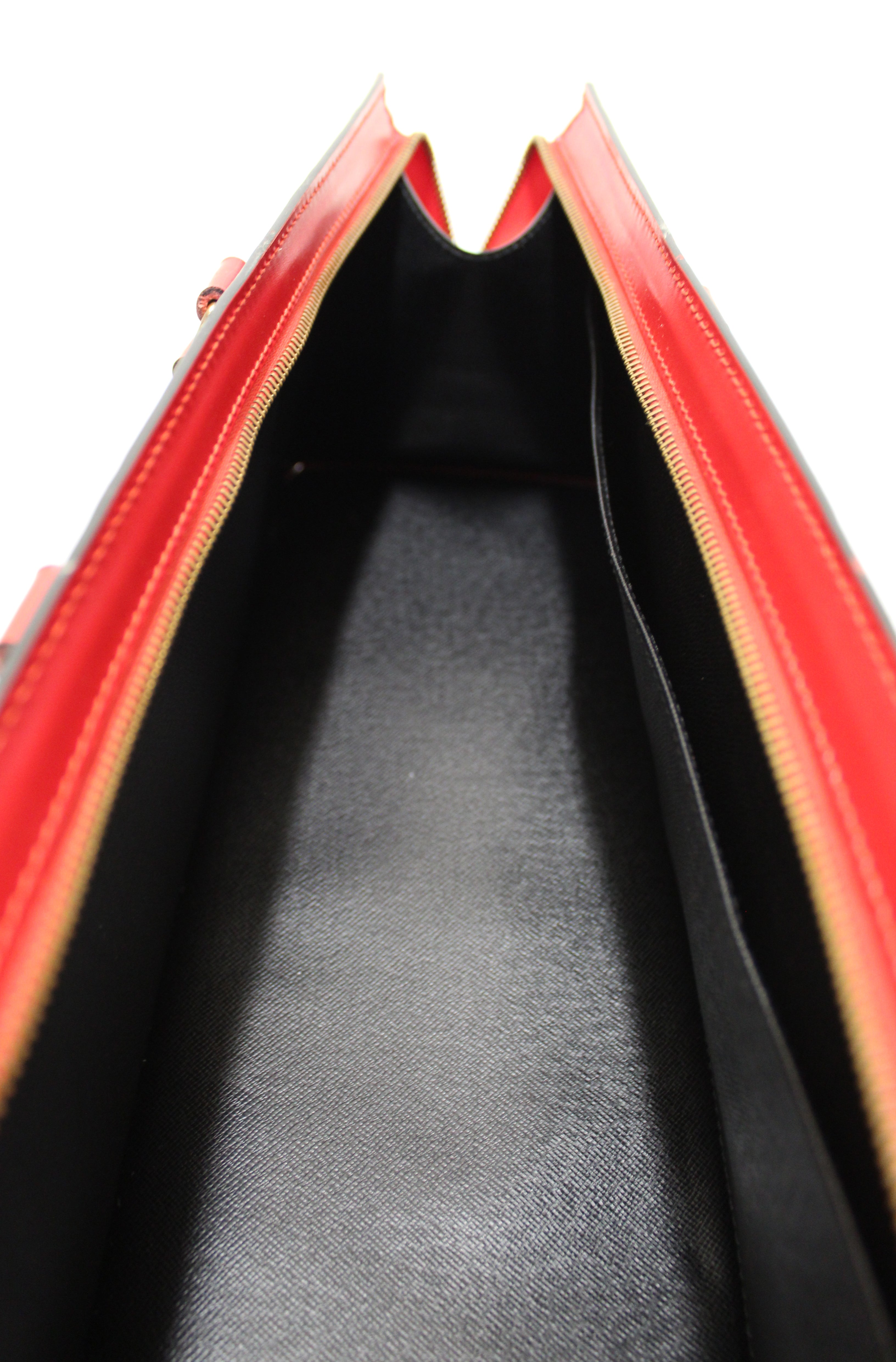 USED LOUIS VUITTON Sac Triangle Used Handbag Epi Leather Red M52097 Vintage  
