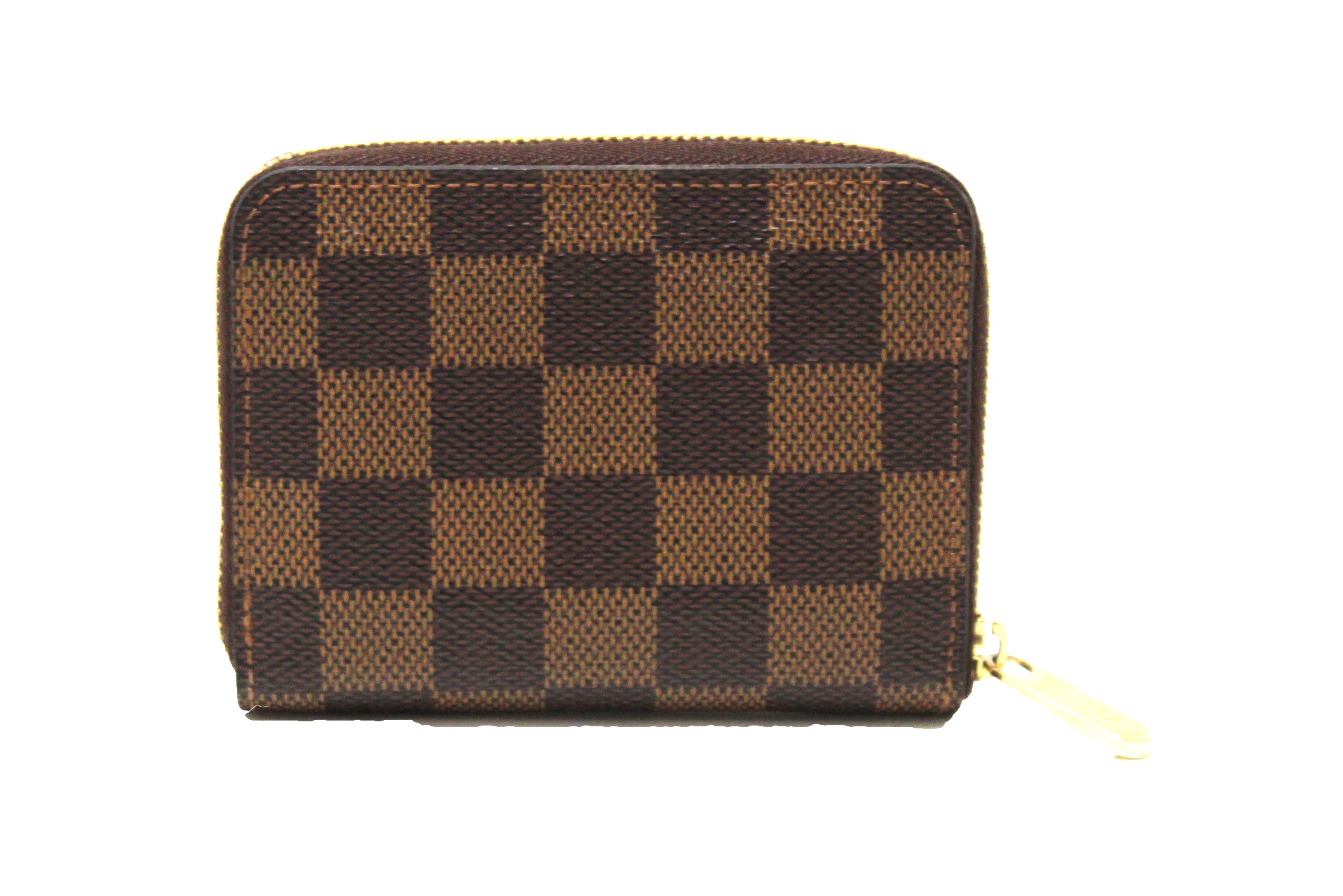 Authentic Louis Vuitton Damier Ebene Zippy Coin Purse