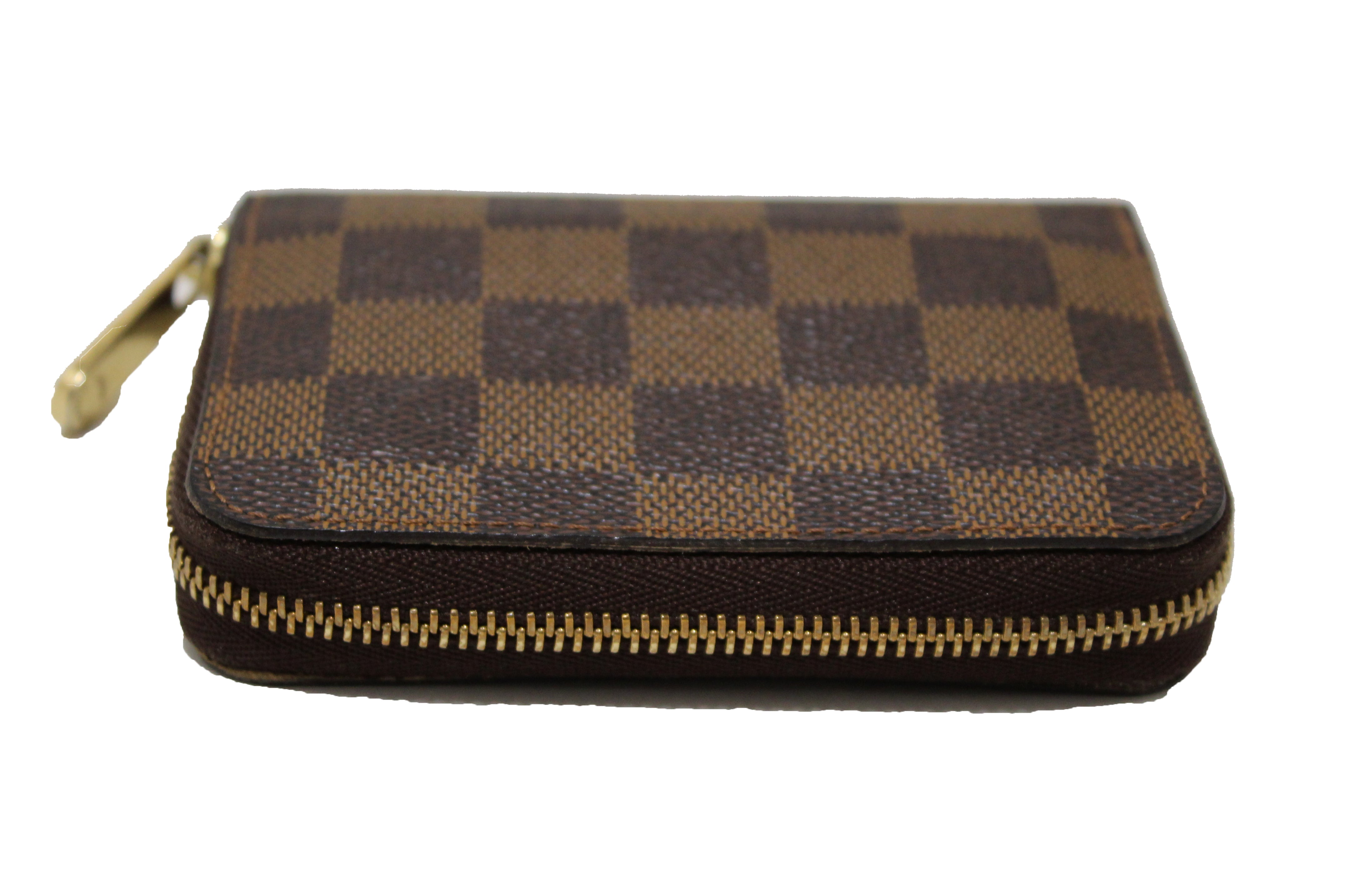 Authentic Louis Vuitton Damier Ebene Zippy Coin Purse