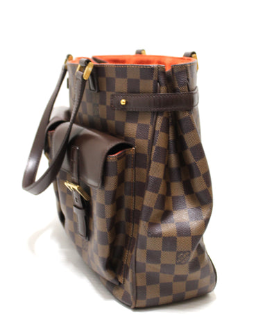 Authentic Louis Vuitton Damier Ebene Uzes Tote Shoulder Bag