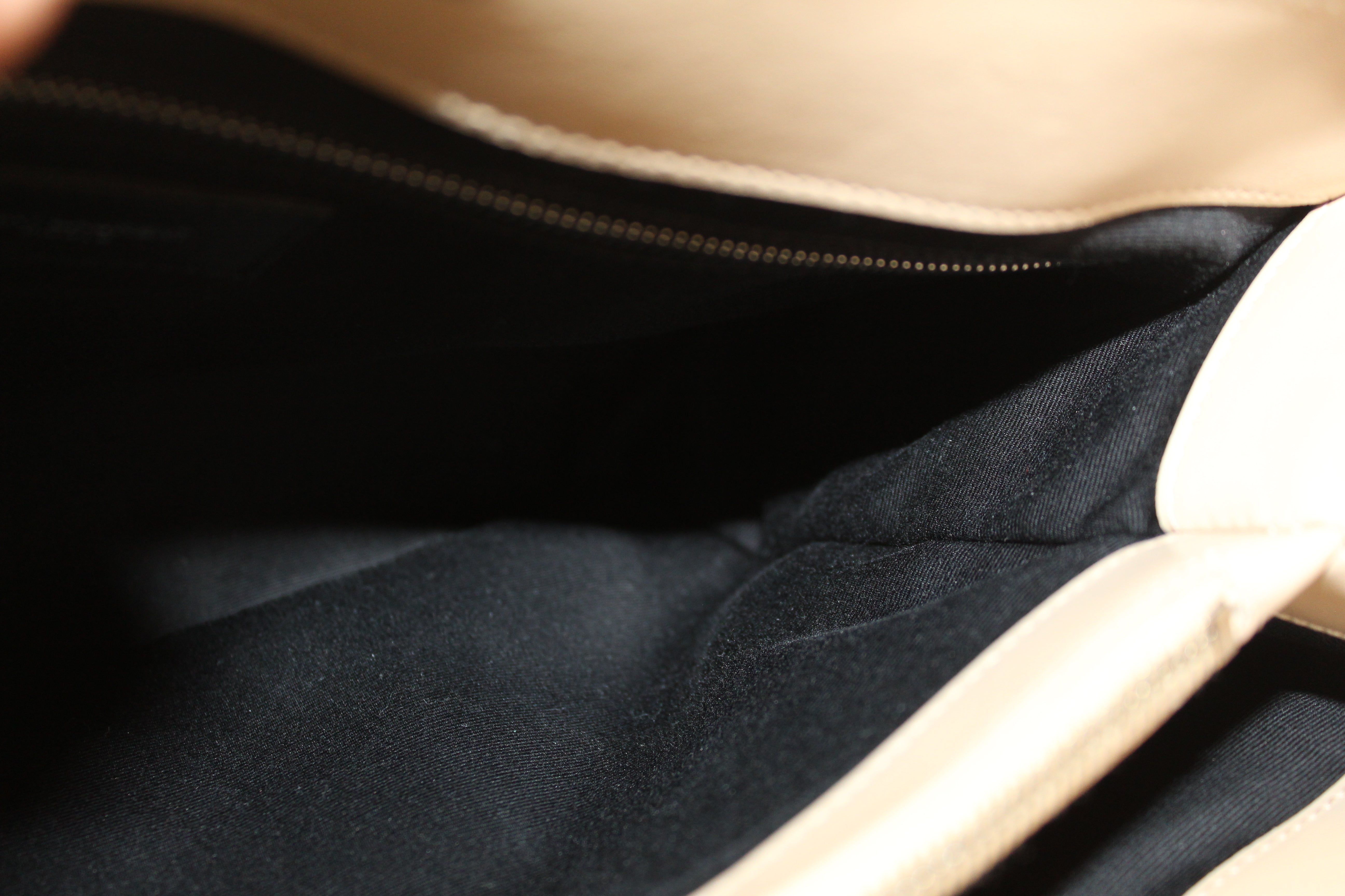 Authentic Yves Saint Laurent Dark Beige Matelasse Y Leather Medium LouLou  Bag