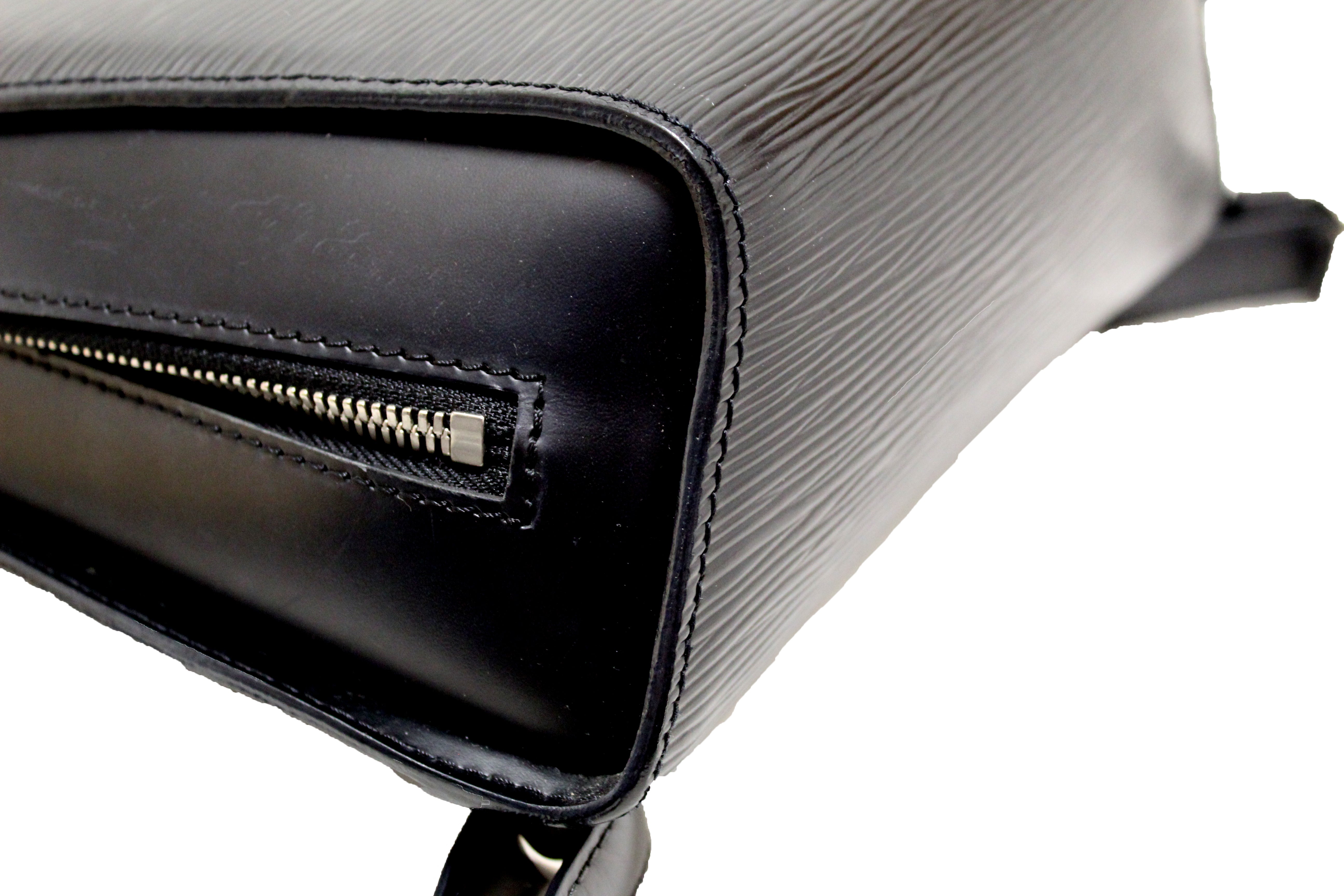 Authentic Louis Vuitton Black Epi Leather Mabillon Backpack Authentic Louis Vuitton Black Epi Leather Mabillon Backpack