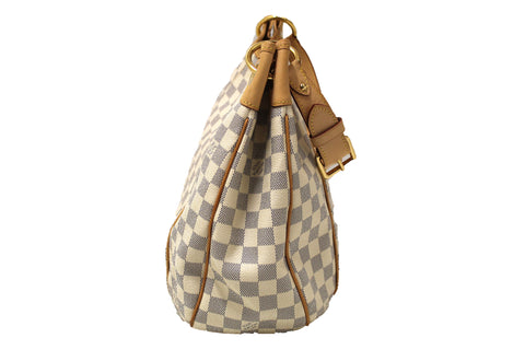 Authentic Louis Vuitton Damier Azur Galliera PM Shoulder Bag