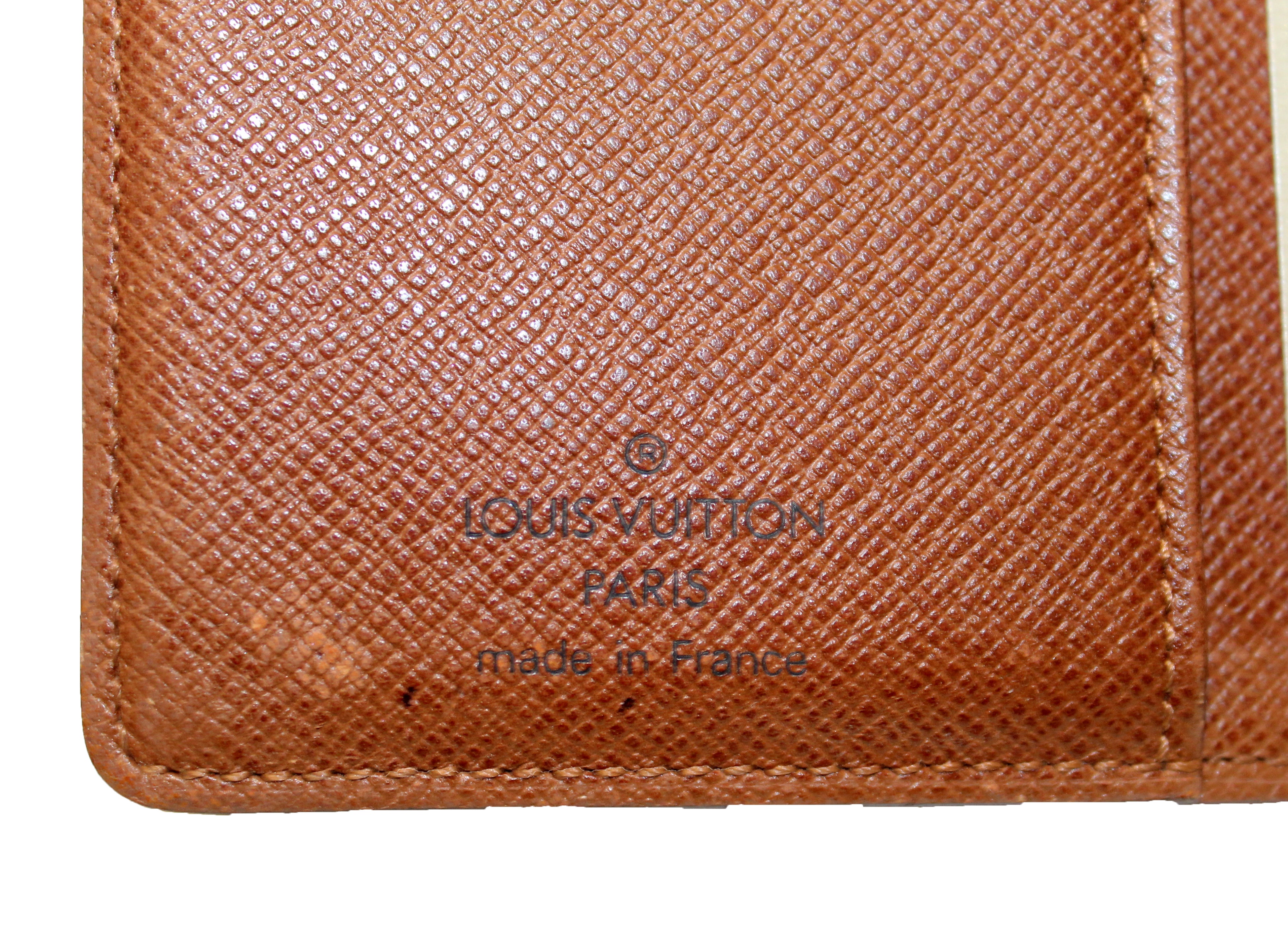 Louis Vuitton Monogram Canvas Small Ring Agenda Cover (Authentic