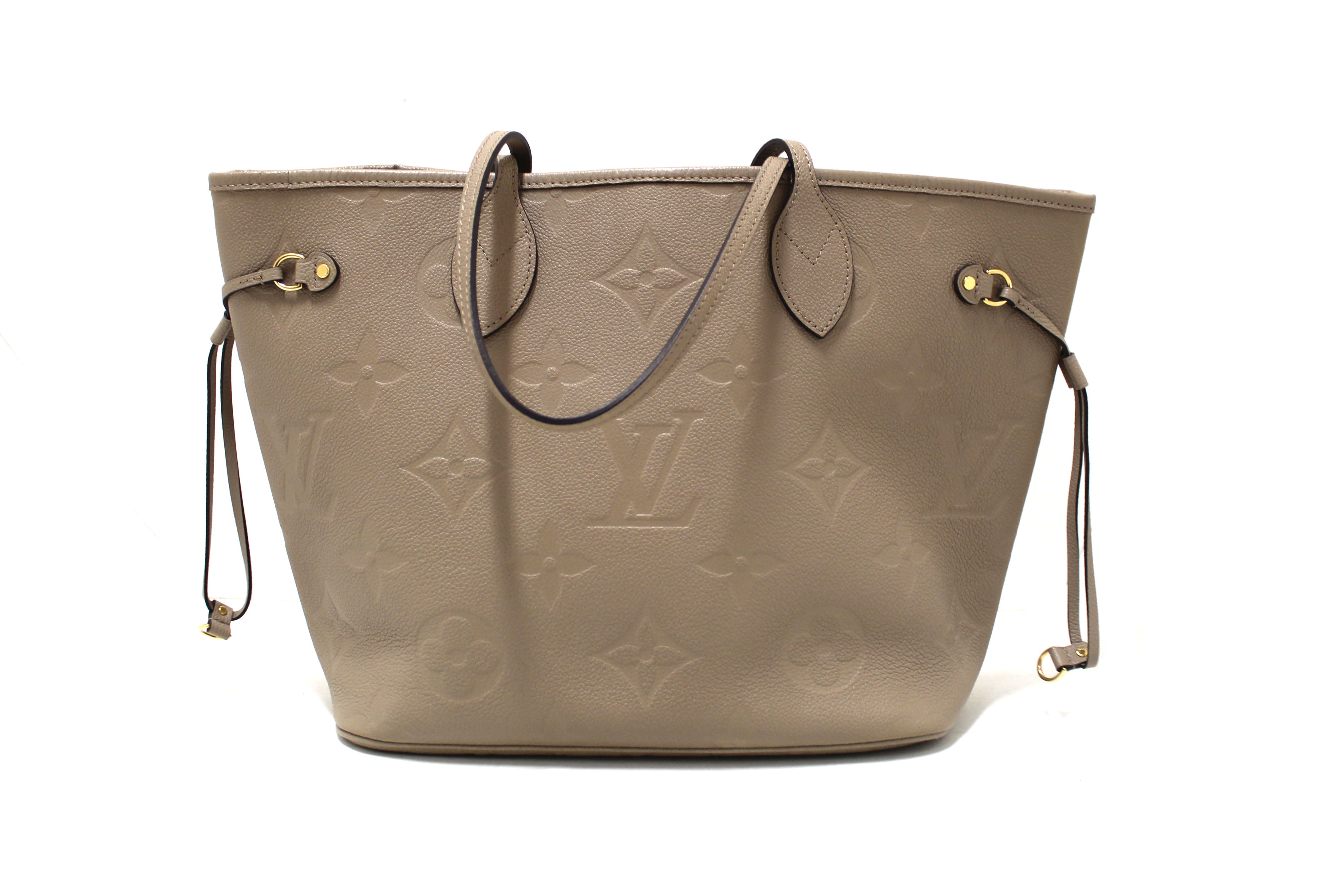 Authentic Louis Vuitton Turtledove Monogram Empreinte Leather
