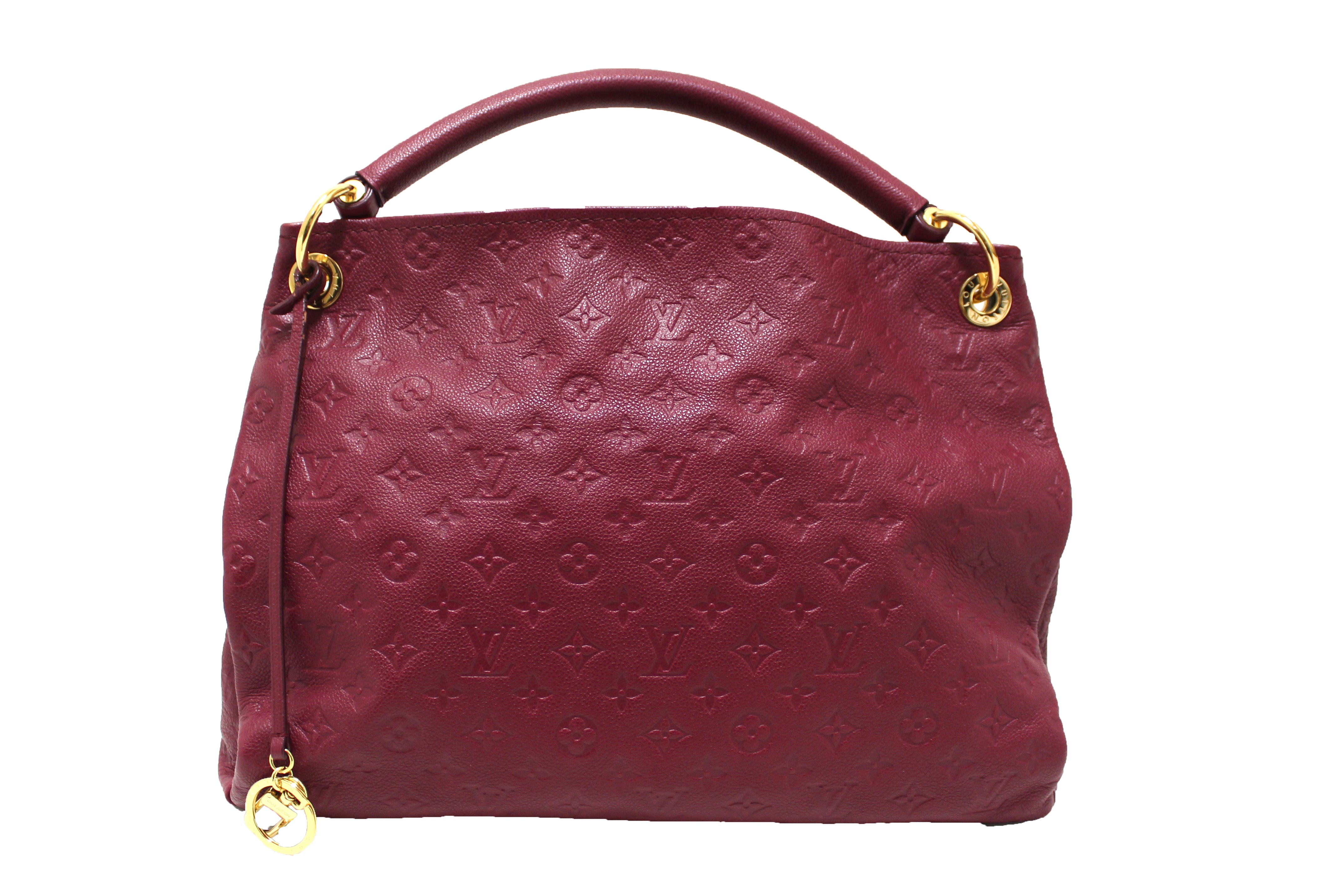 Louis Vuitton Burgundy Empreinte Leather Artsy MM Bag Louis Vuitton