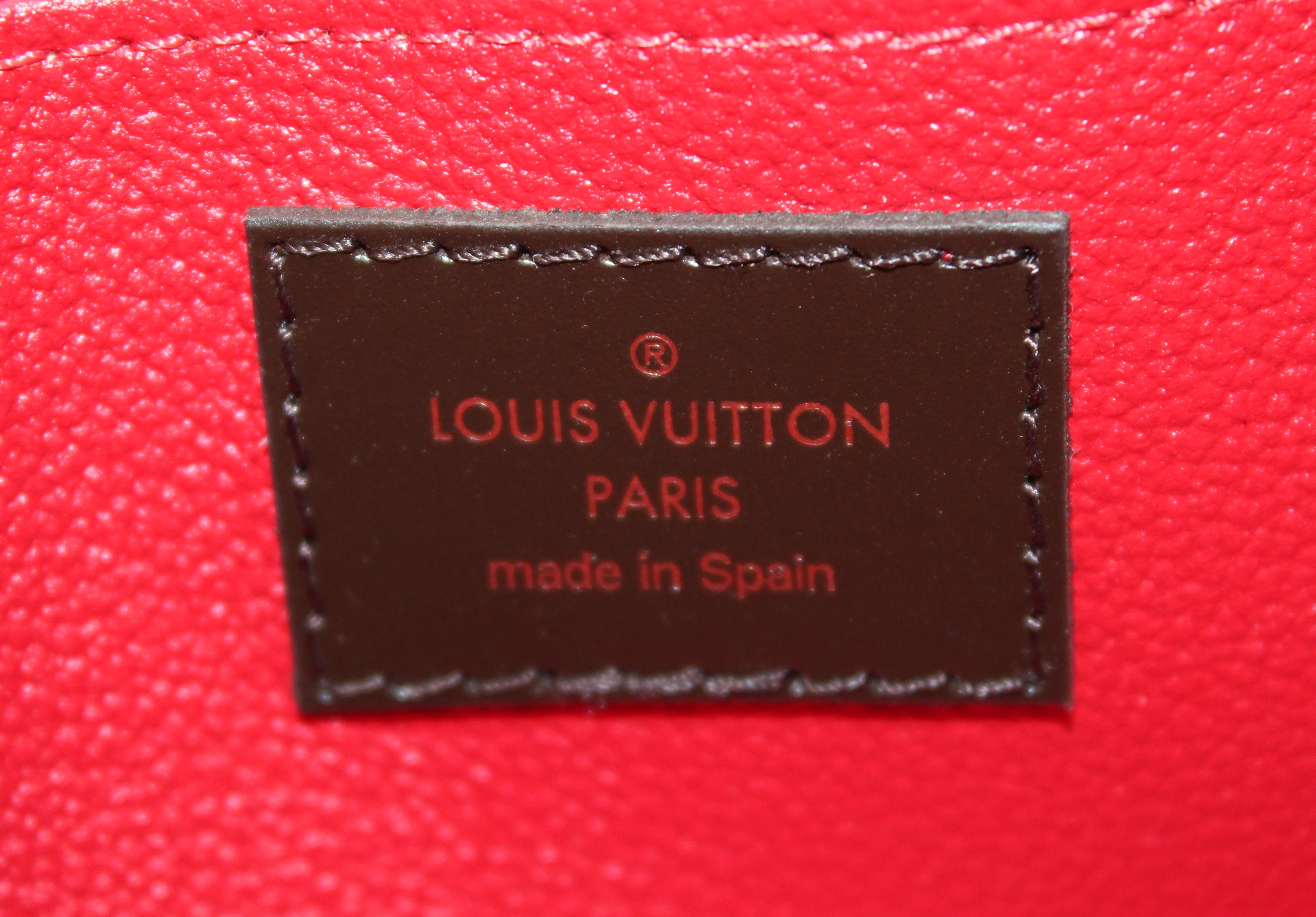 Authentic Louis Vuitton Damier Ebene Cosmetic Pouch