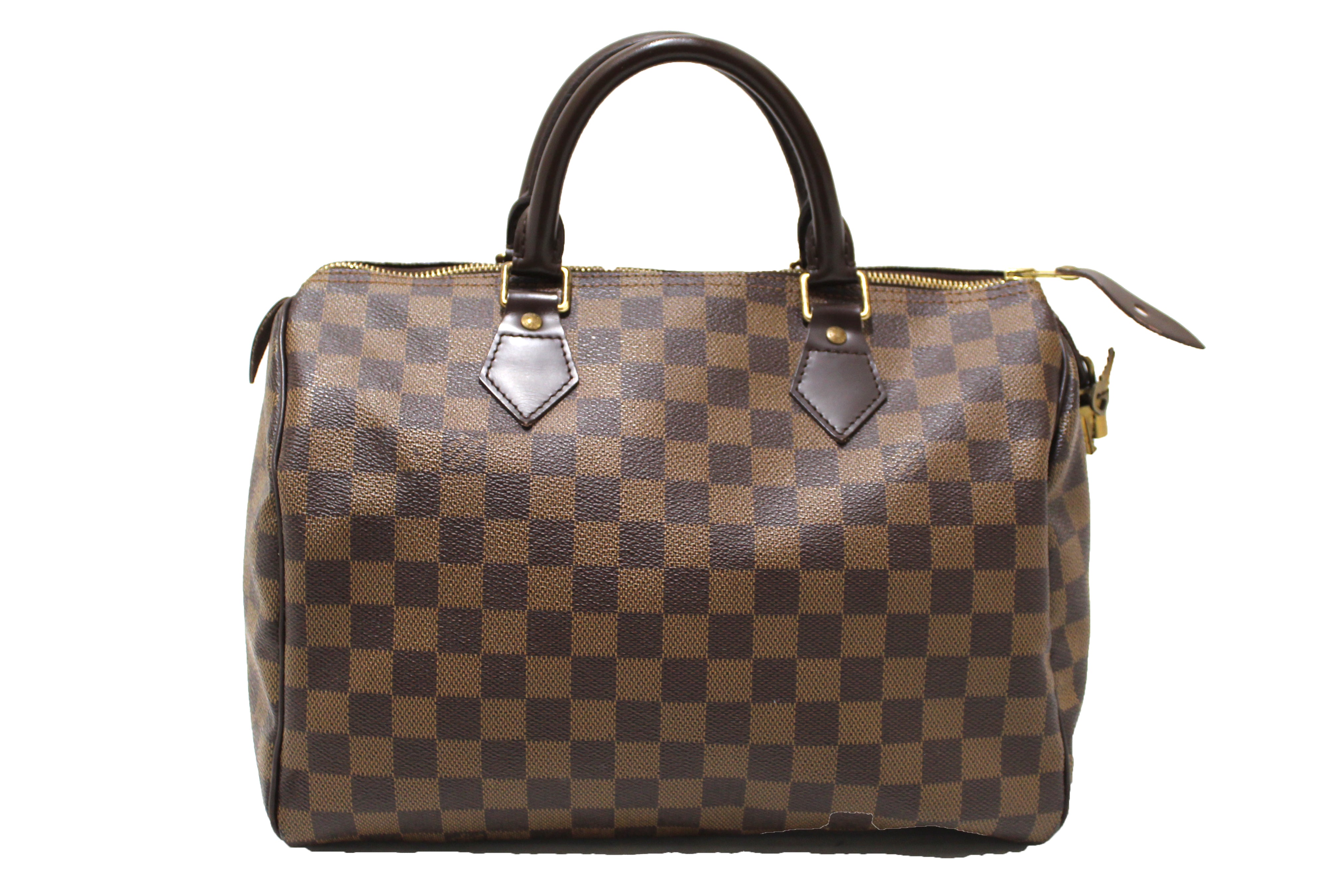 Authentic Louis Vuitton Damier Ebene Speedy 30 Handbag – Paris