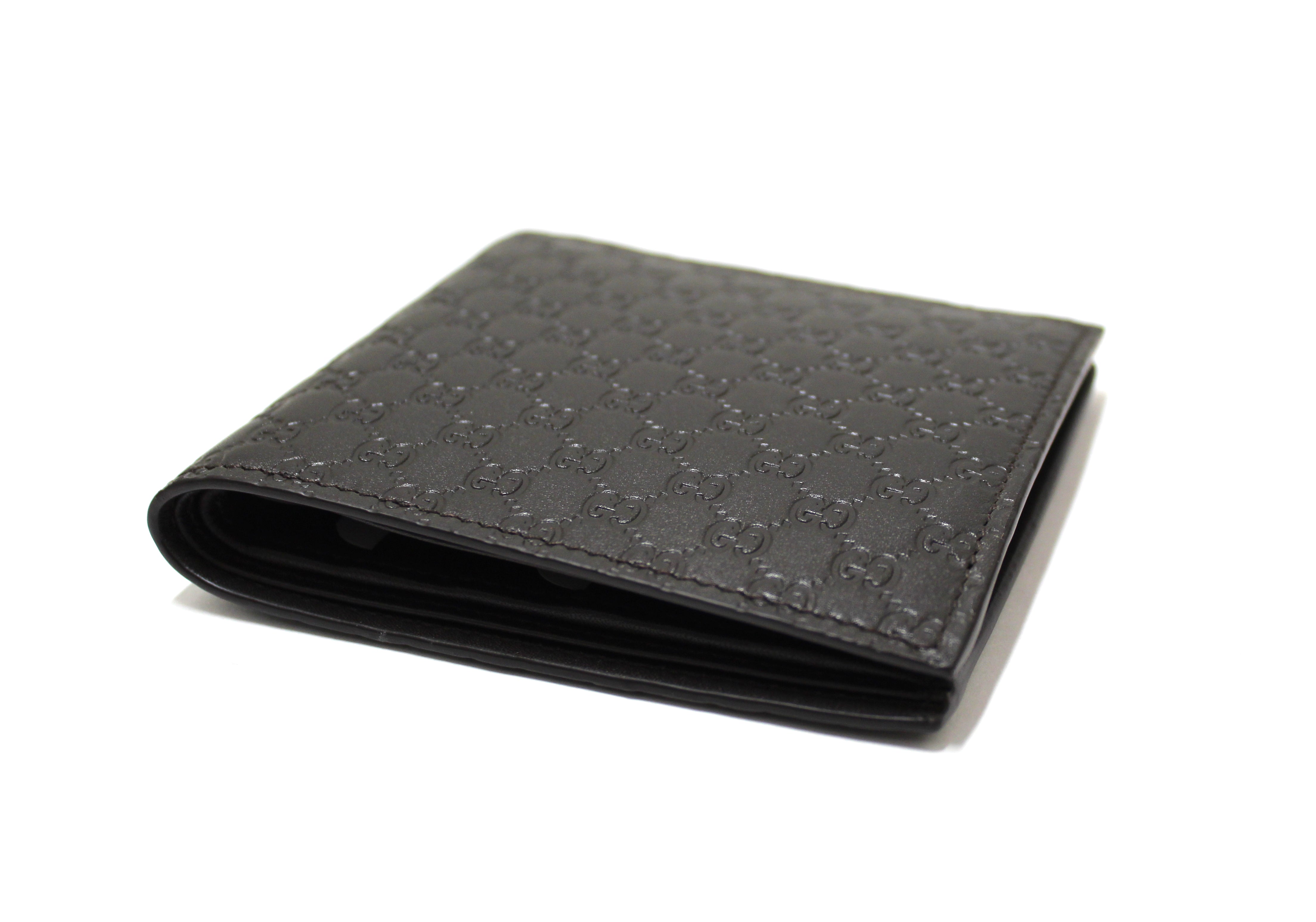 Wallet with GG detail in beige and ebony Supreme | GUCCI® US