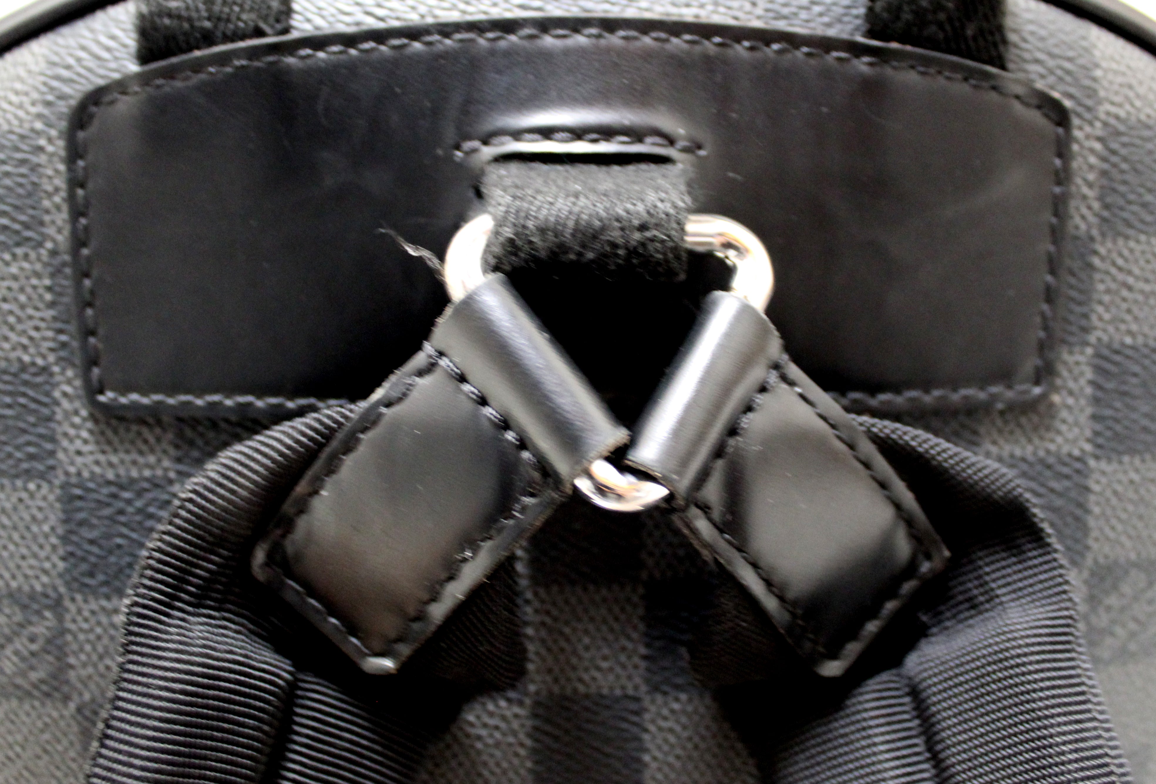 louis vuitton backpack josh damier black Authentic Louis Vuitton Damier Graphite Josh Backpack – Paris Station Shop
