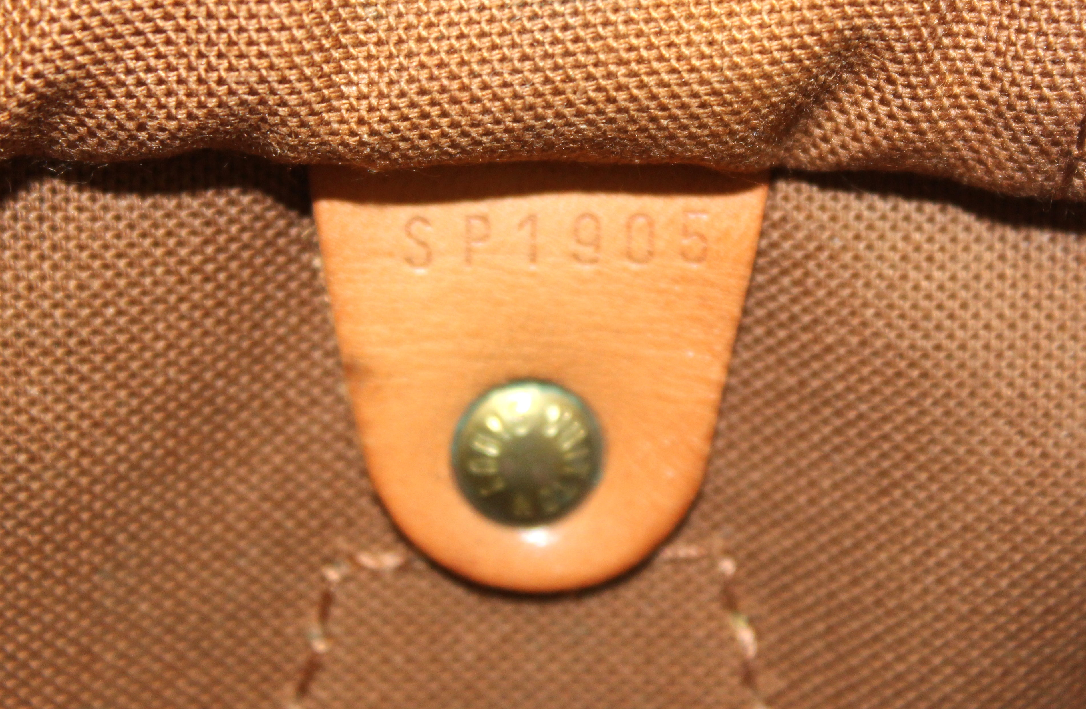 Authentic Louis Vuitton Classic Monogram Vintage Speedy 35 Handbag