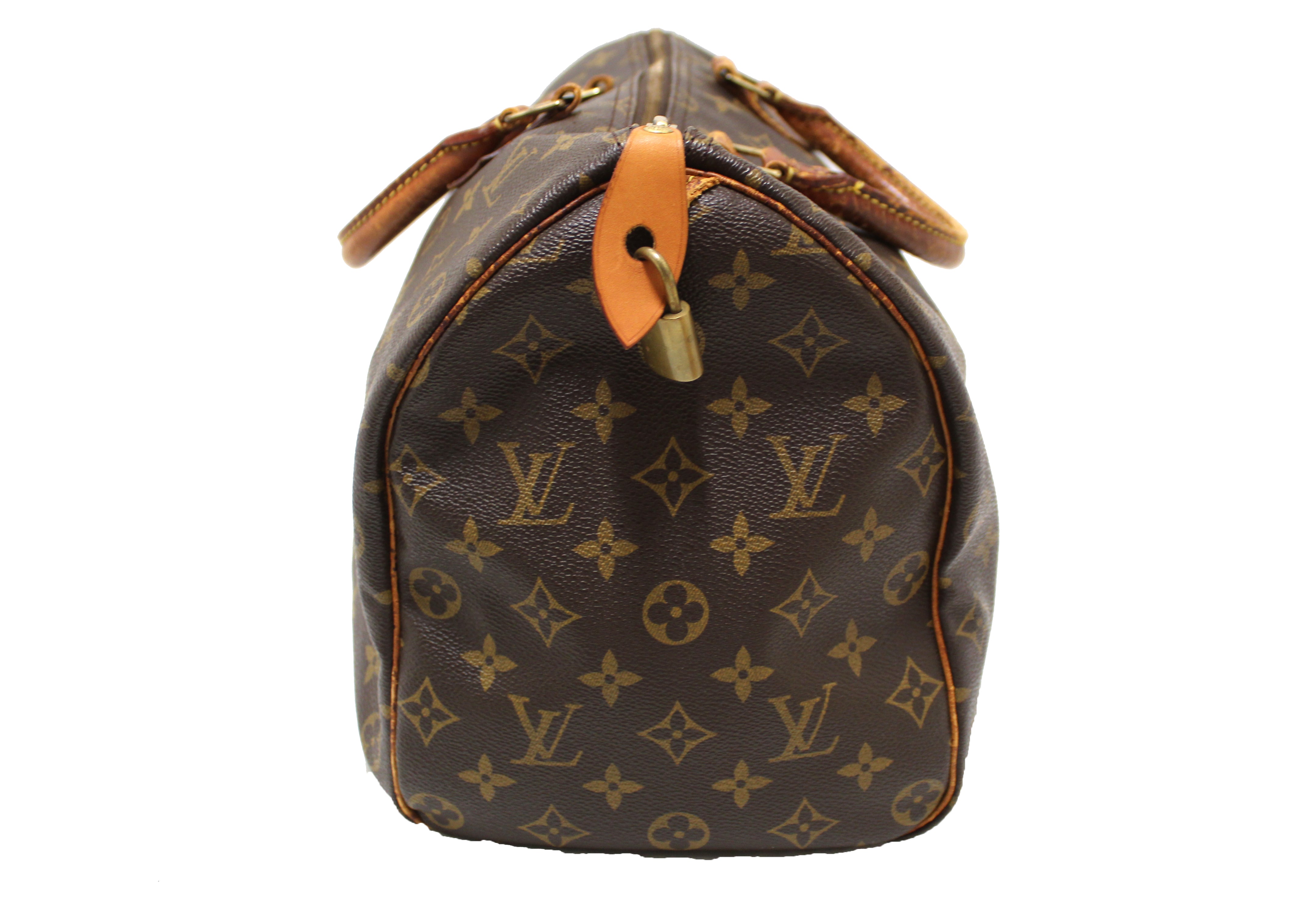Authentic Louis Vuitton Classic Monogram Vintage Speedy 35 Handbag