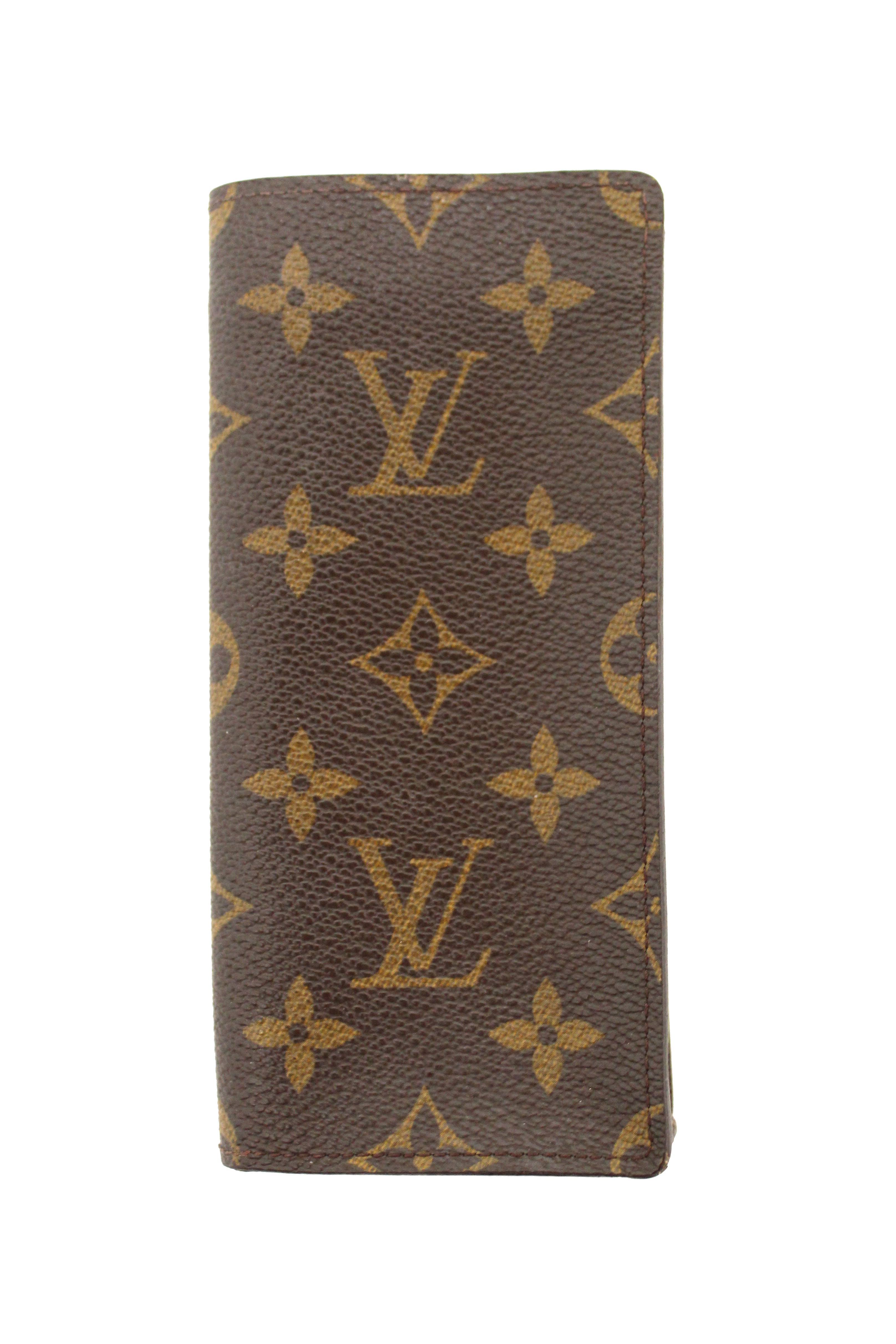 Louis Vuitton Monogram Canvas Sunglasses Case Brown