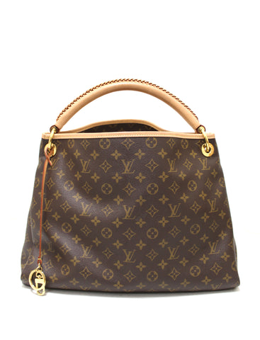 Authentic Louis Vuitton Classic Monogram Canvas Artsy MM Shoulder Bag