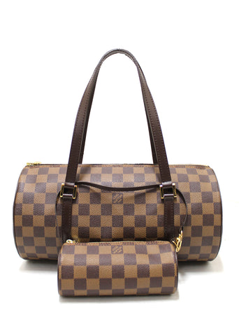 Authentic Louis Vuitton Damier Ebene Papillon 30 Handbag