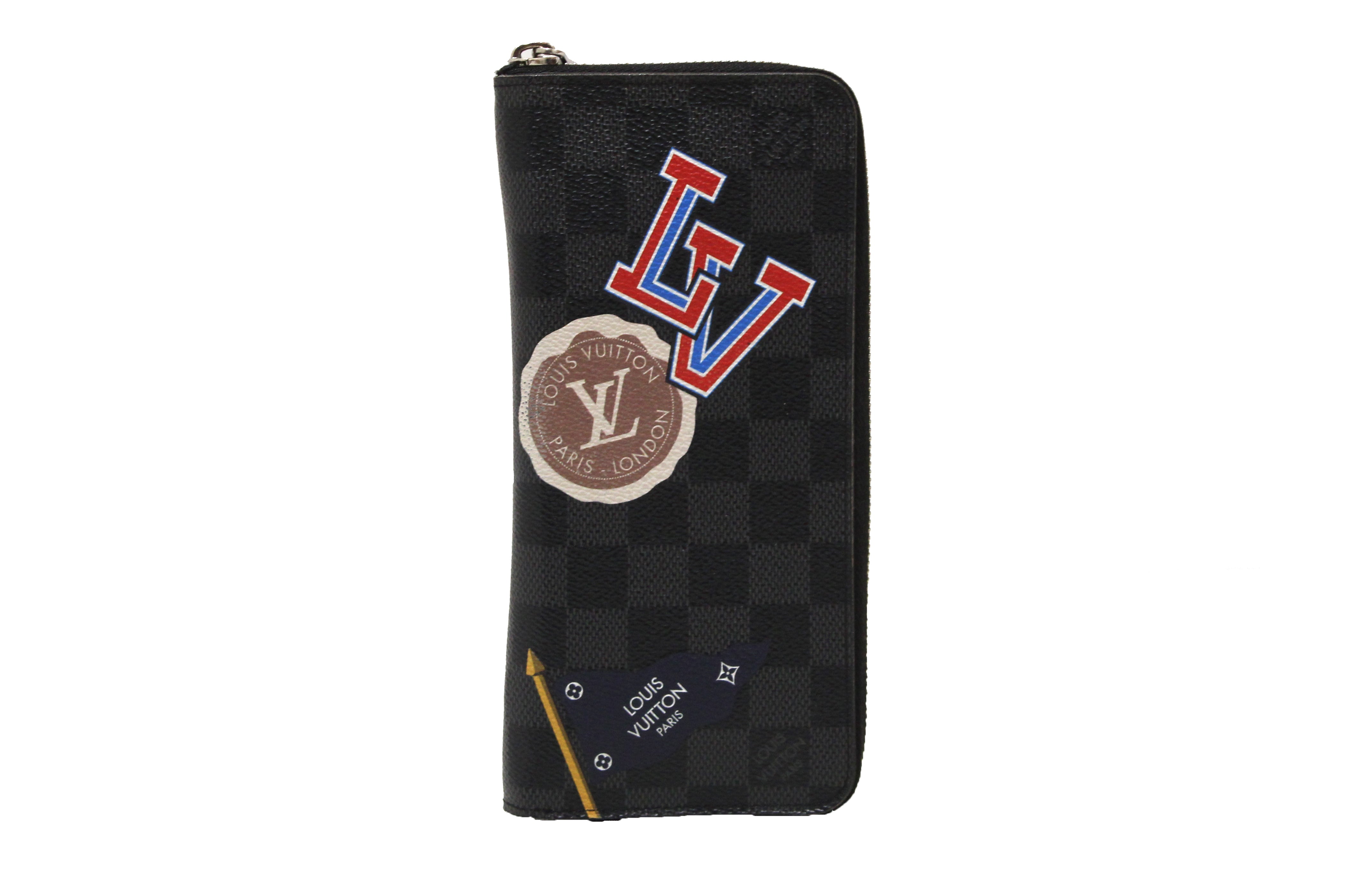 Louis Vuitton Damier Graphite Vertical Zippy Wallet