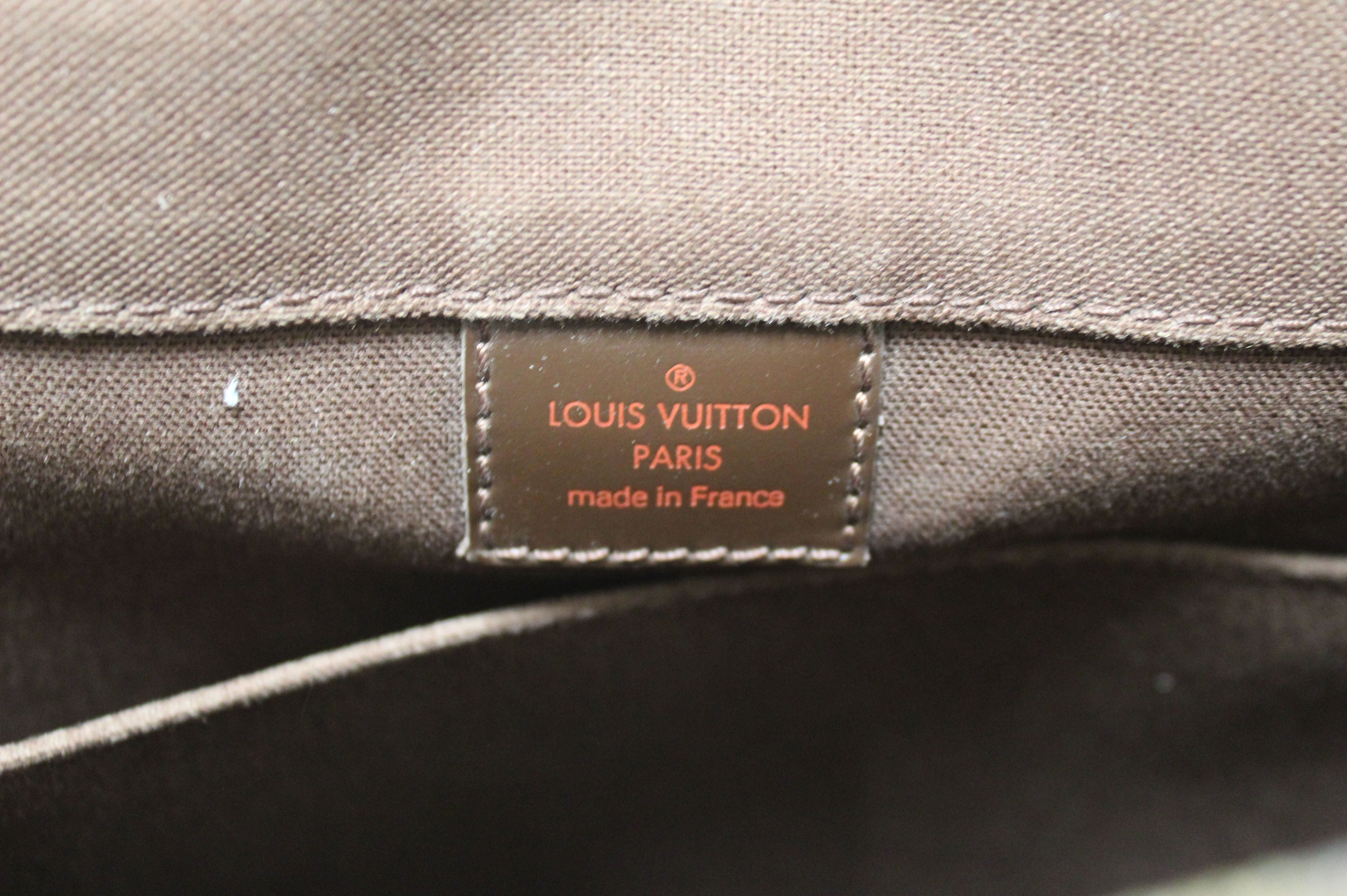 Authentic Louis Vuitton Damier Ebene Bastille Messenger Bag