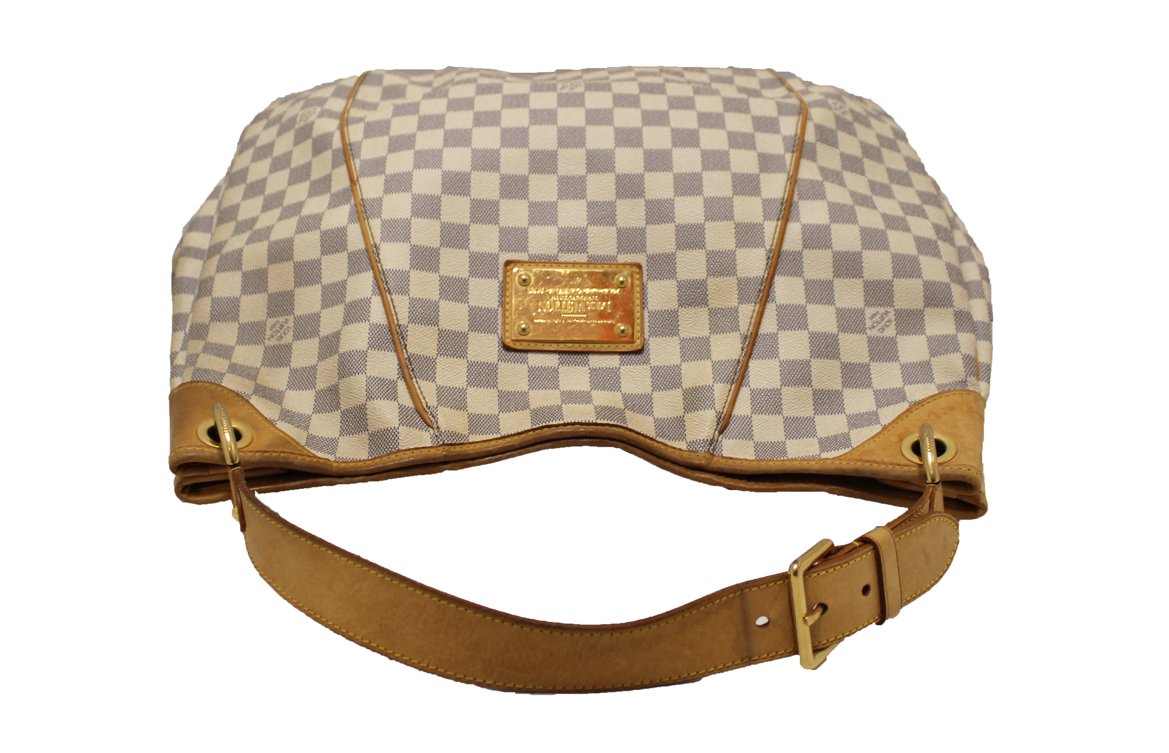 Louis Vuitton Damier Azur Galliera GM Shoulder Bag (SHF-4A1bk9)
