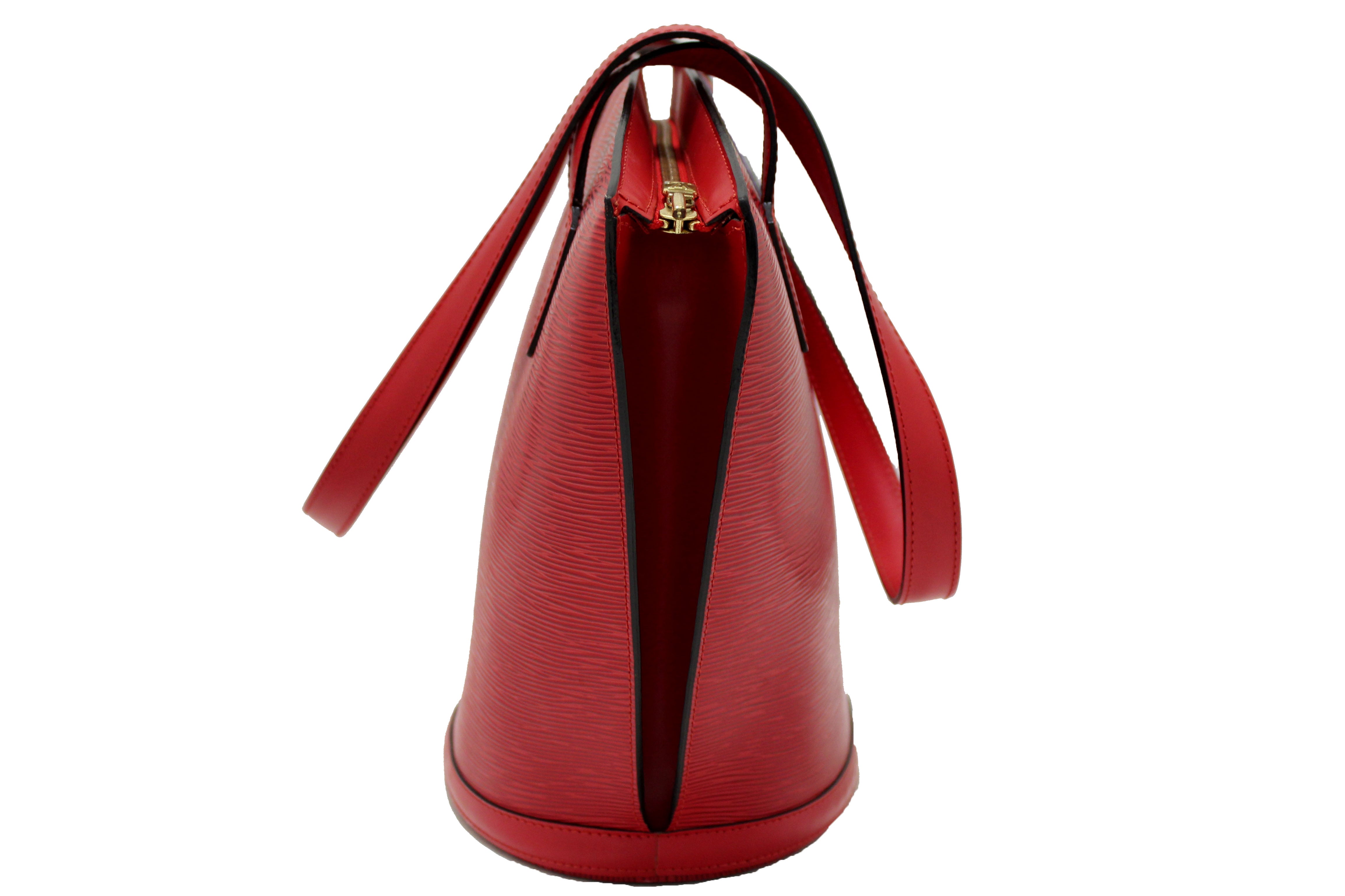 Louis Vuitton Red Epi Leather St. Jacques GM Tote Bag.  Luxury