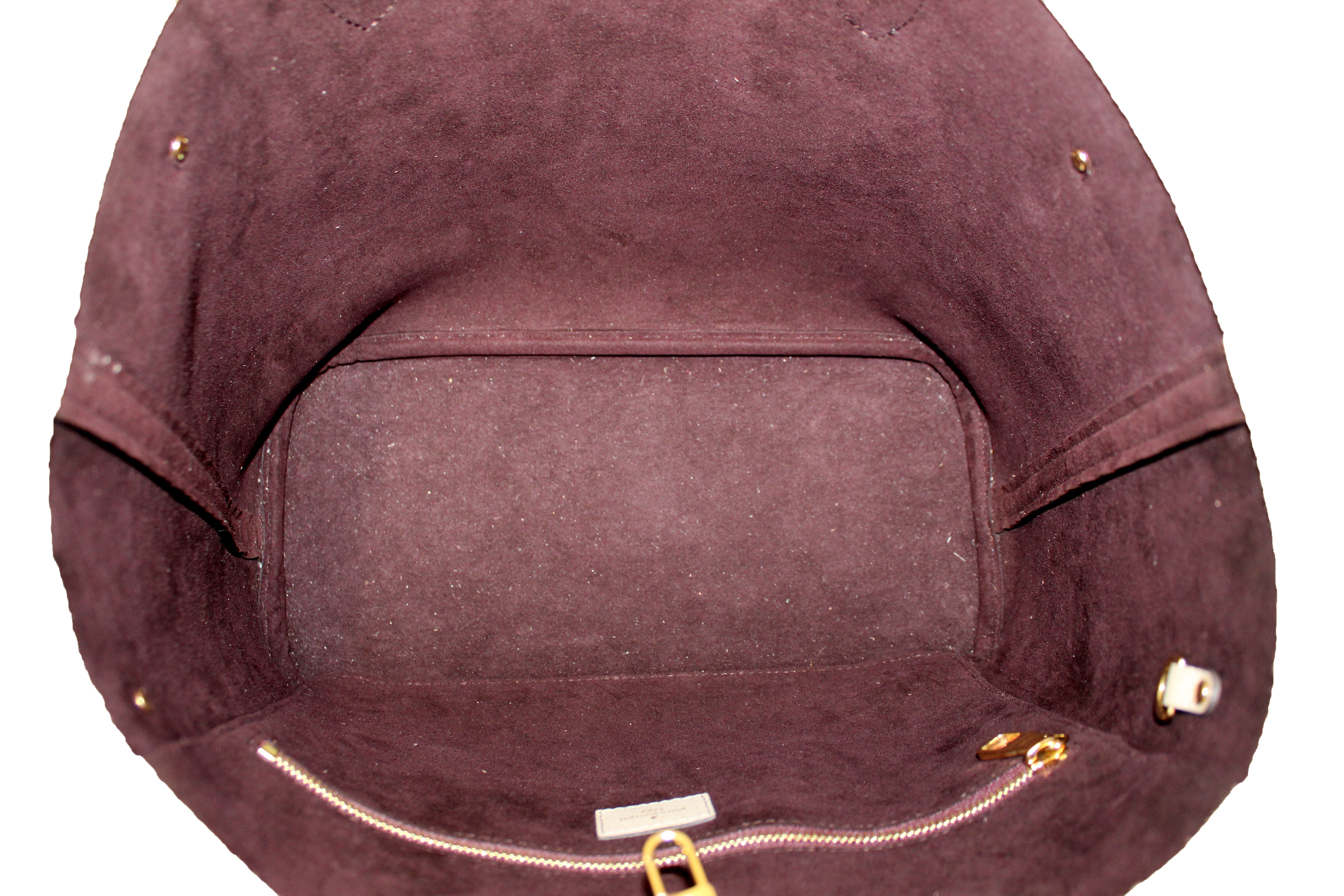 Louis Vuitton Turtledove Monogram Empreinte Leather Neverfull MM Shoul –  Italy Station