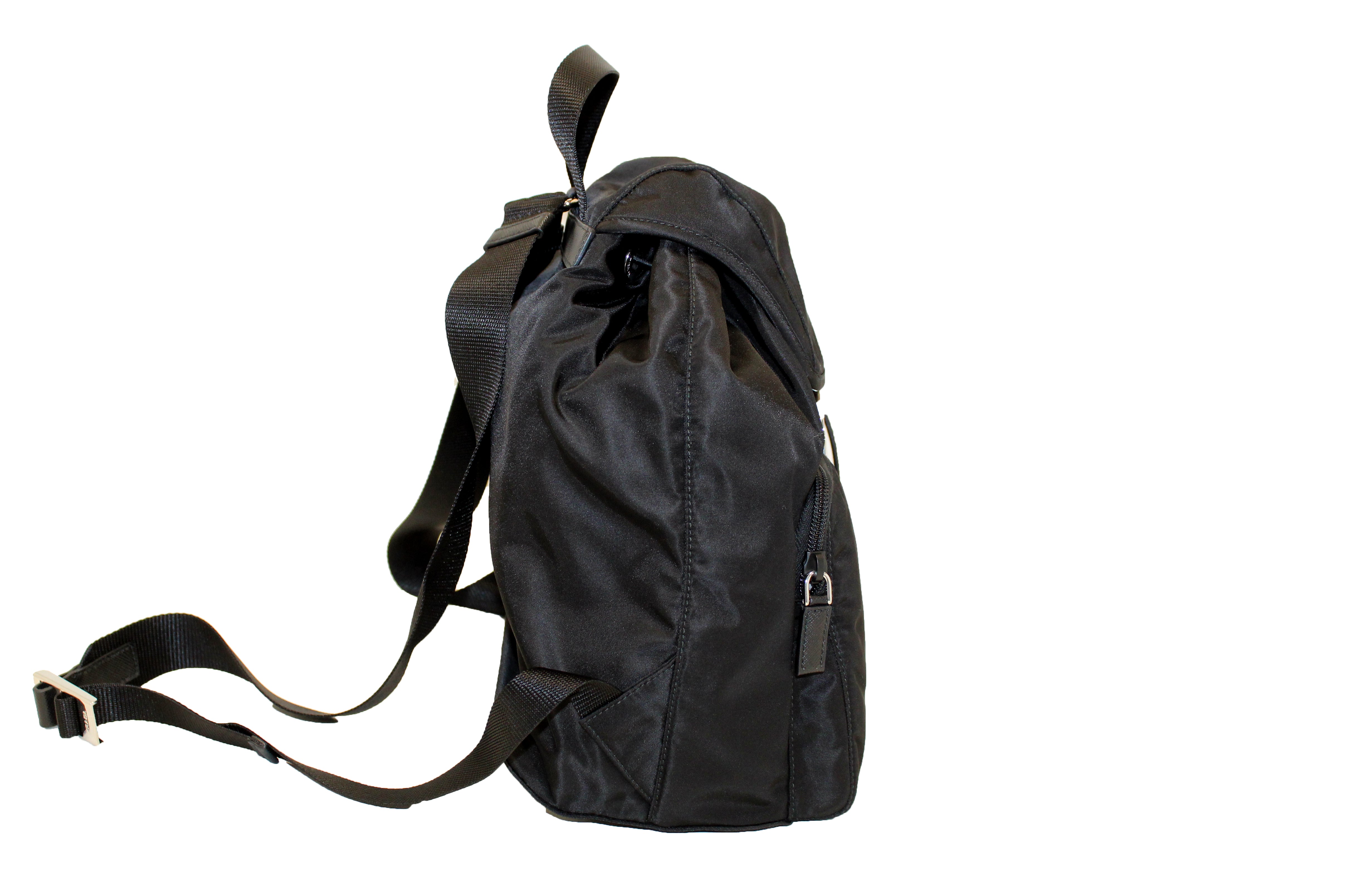 Authentic Prada Black Tessuto Nylon Robot Backpack – Paris Station Shop