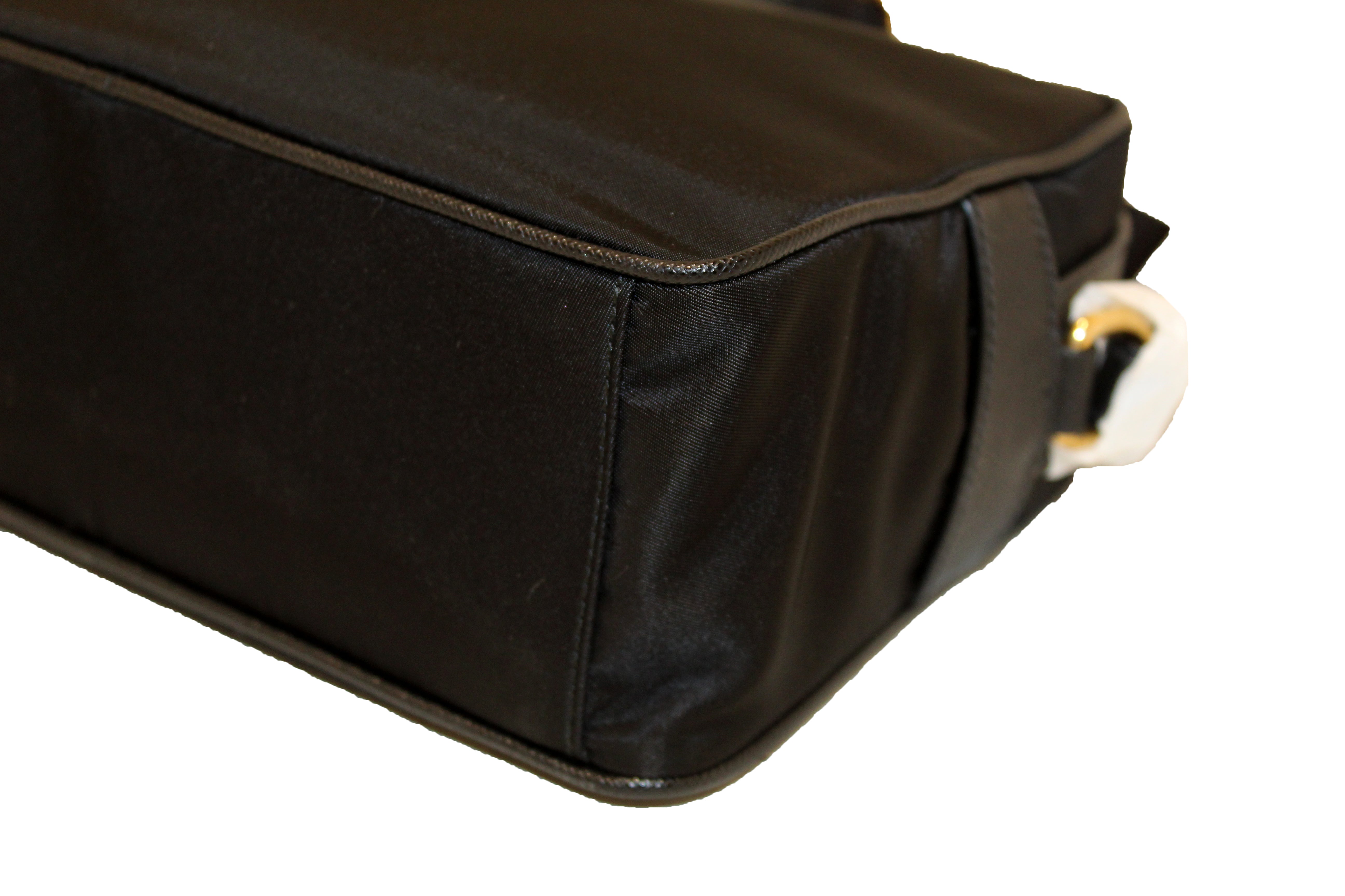 NEW Prada Black Nylon Tessuto Messenger Camera Bag AUTHENTIC