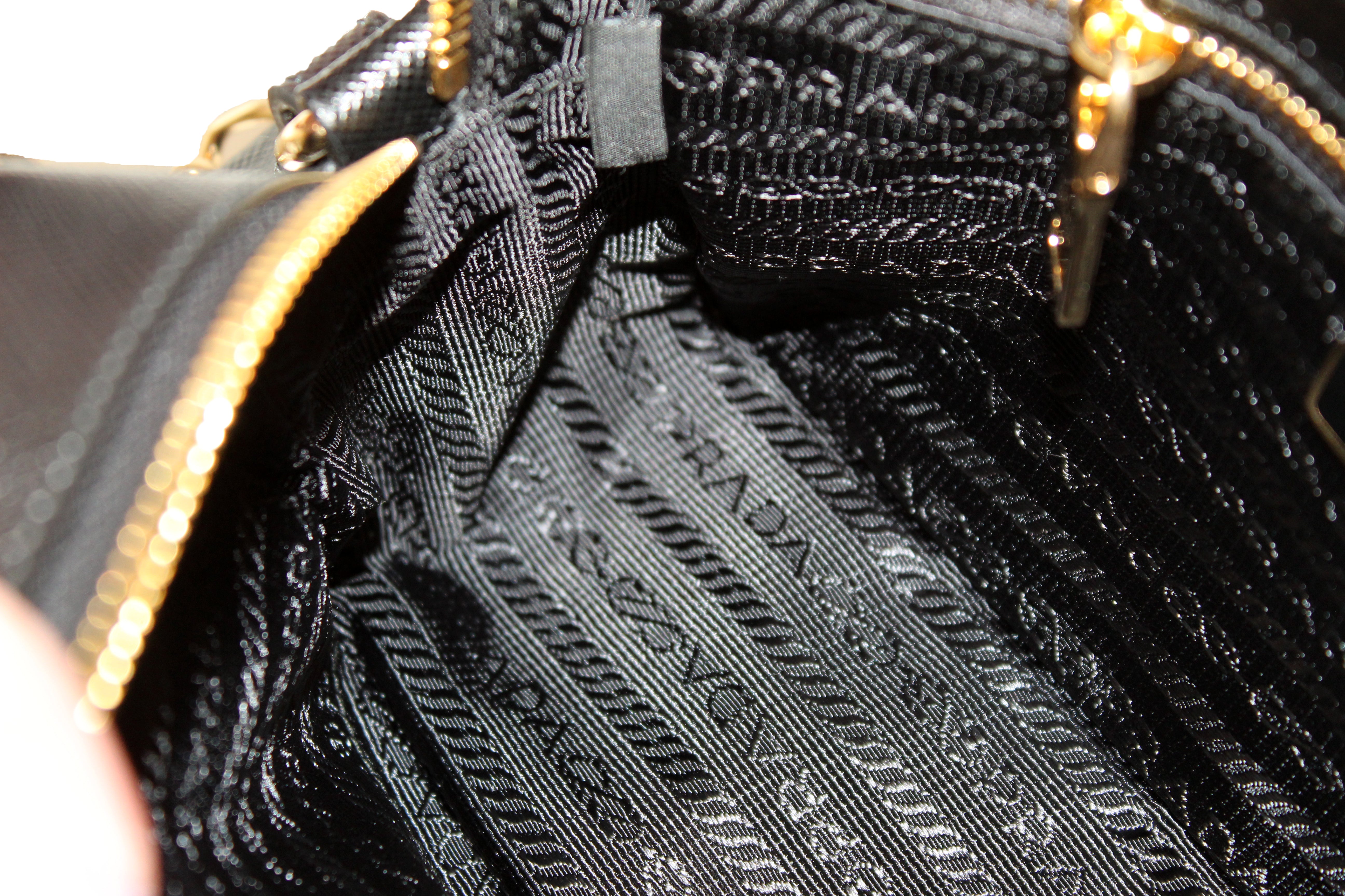 Prada Saffiano Lux Leather Chain Bandoliera Crossbody Bag, Prada Handbags