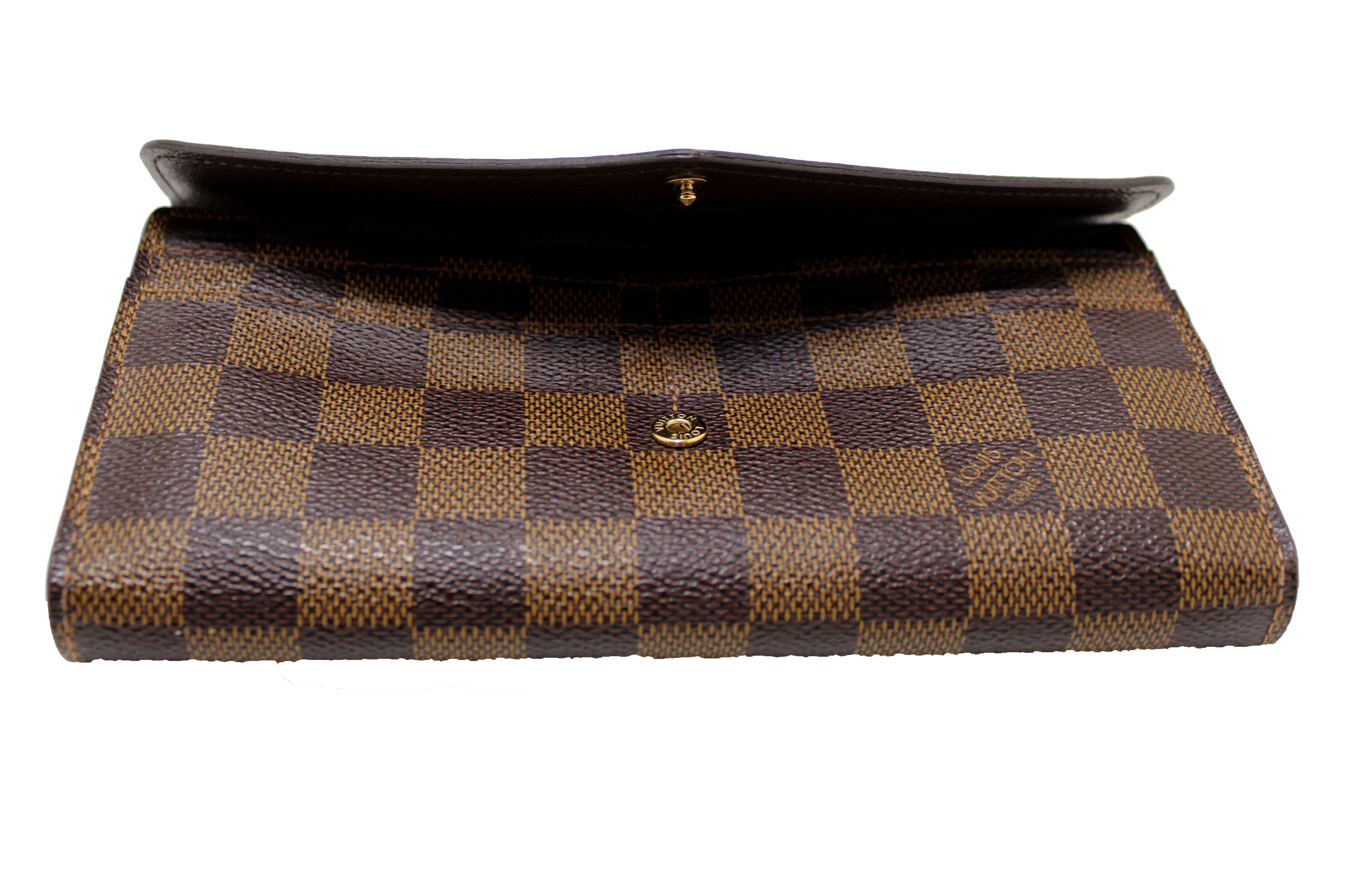 Sarah Wallet Damier Ebene Canvas - Wallets and Small Leather Goods