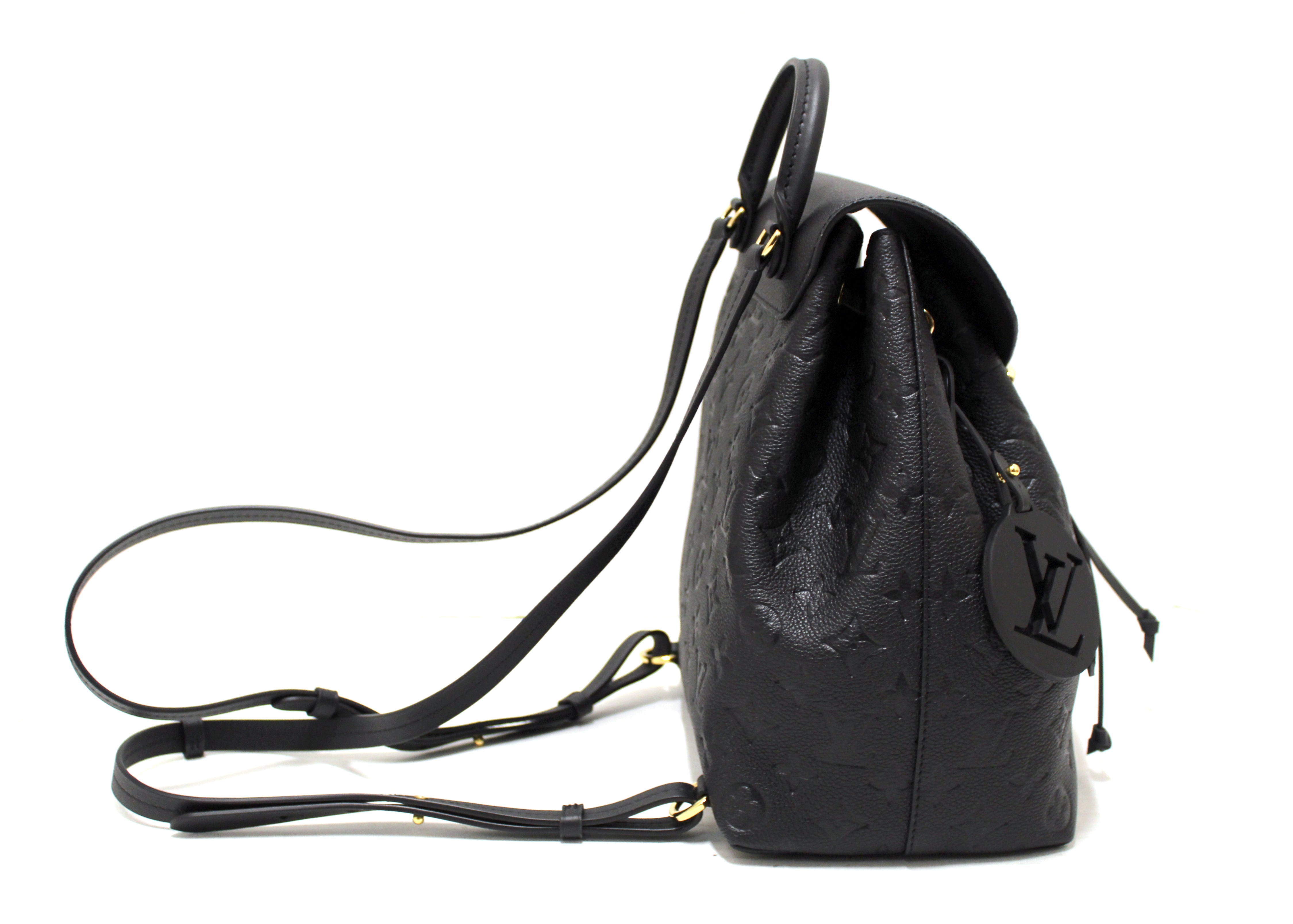 Montsouris Backpack Monogram Empreinte Leather in Black - Handbags M45205, LOUIS VUITTON ®