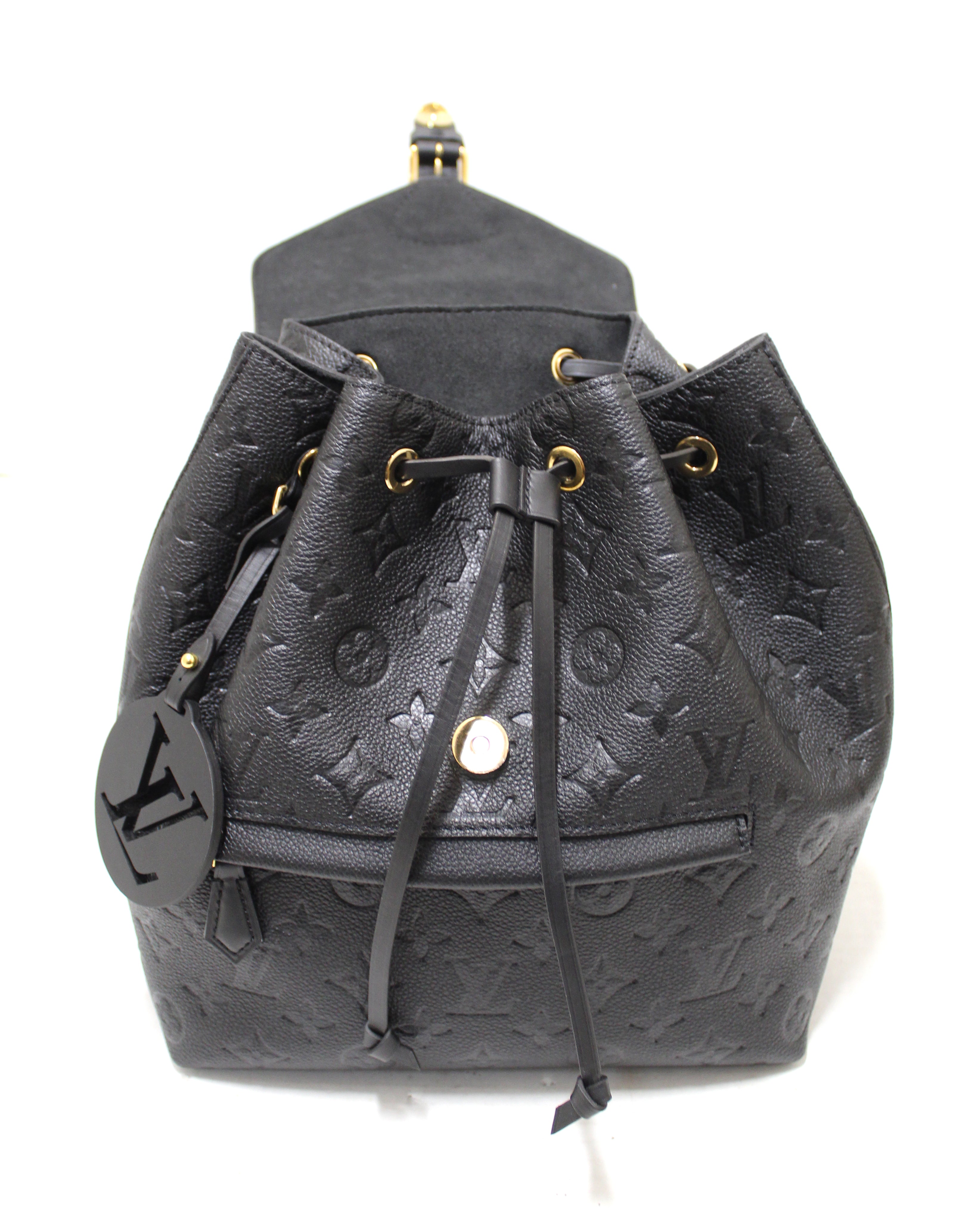 Authentic Louis Vuitton Black Monogram Empreinte Montsouris Backpack – Paris Station Shop Authentic Louis Vuitton Black Monogram Empreinte Montsouris Backpack – Paris Station Shop