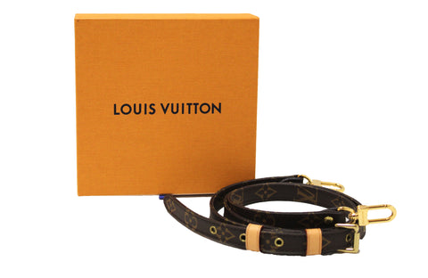 Authentic Louis Vuitton Classic Monogram Canvas 16mm Adjustable Shoulder Strap