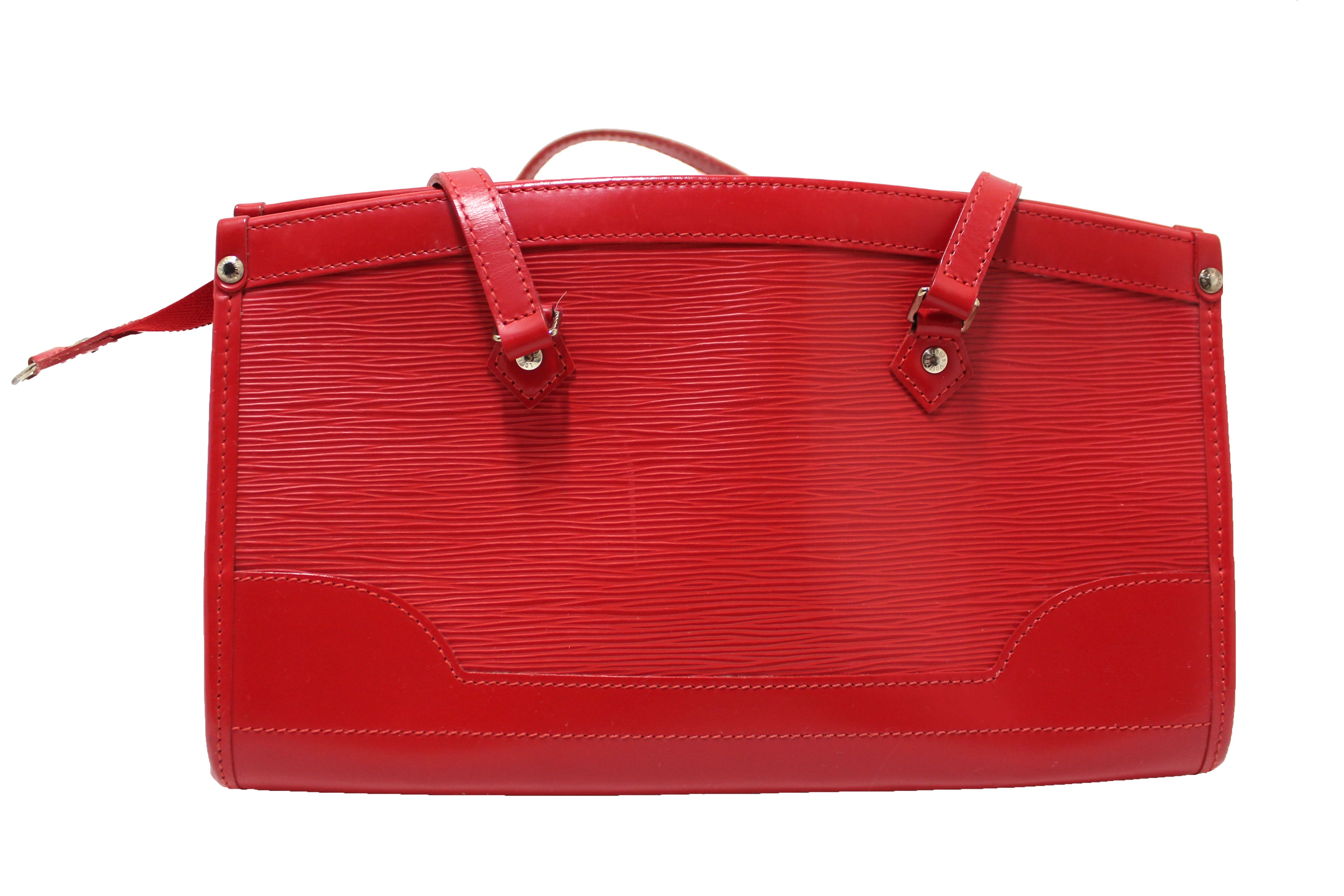 Louis Vuitton Red Epi Leather Madeleine PM Bag Louis Vuitton