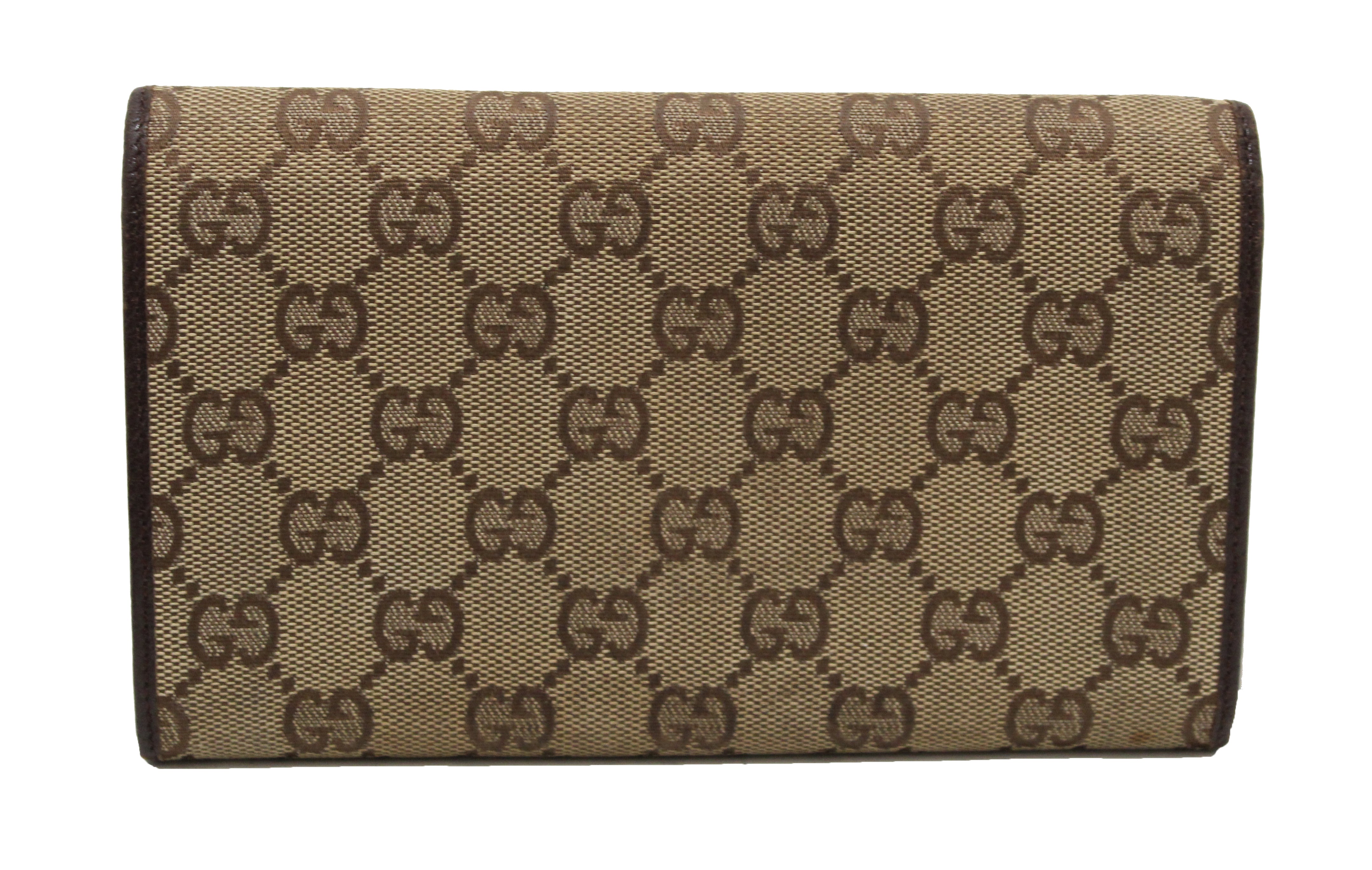 Gucci GG Tan/Brown Supreme Long Wallet - A World Of Goods For You, LLC