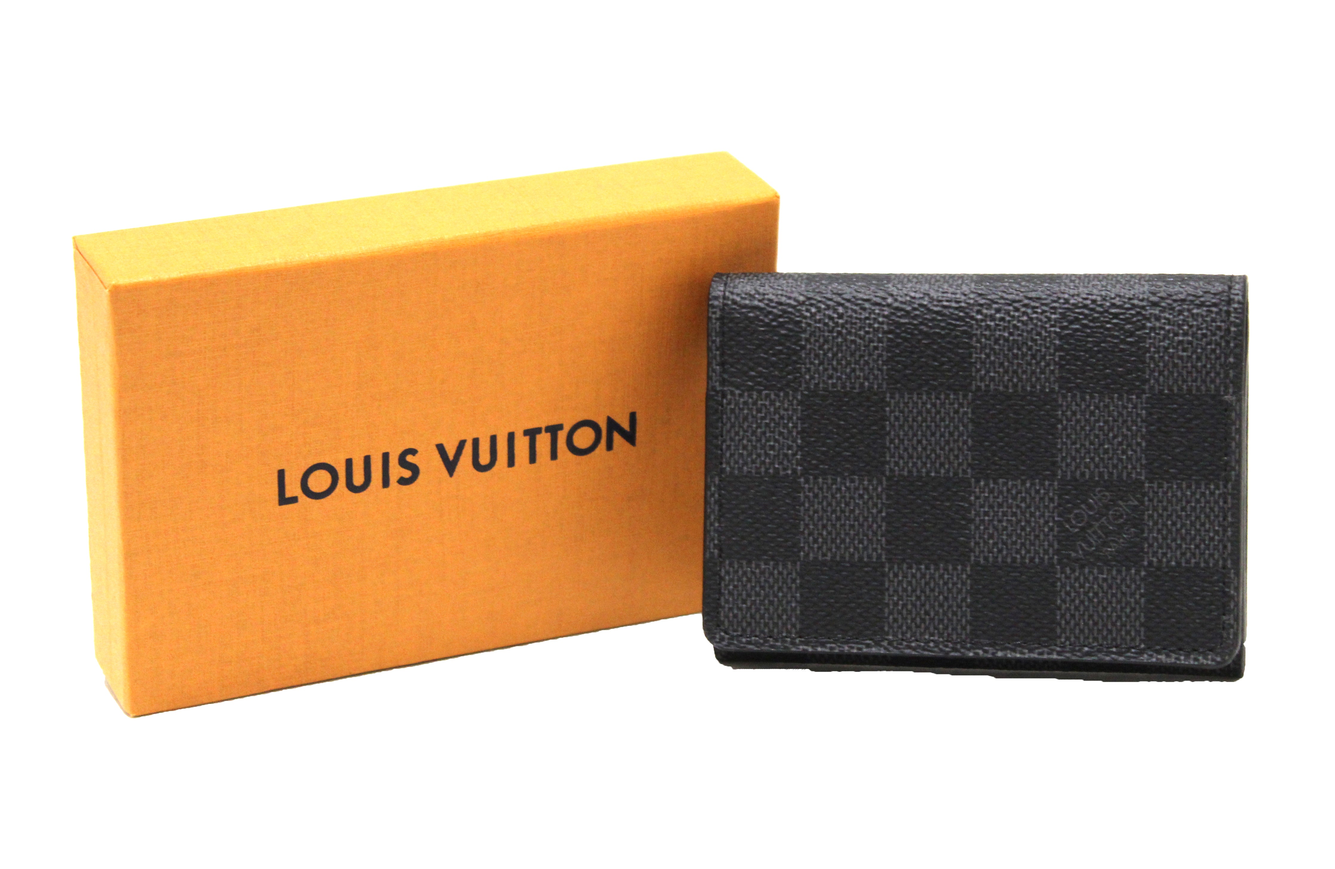 Authentic NEW Louis Vuitton Damier Graphite Envelope Business Card