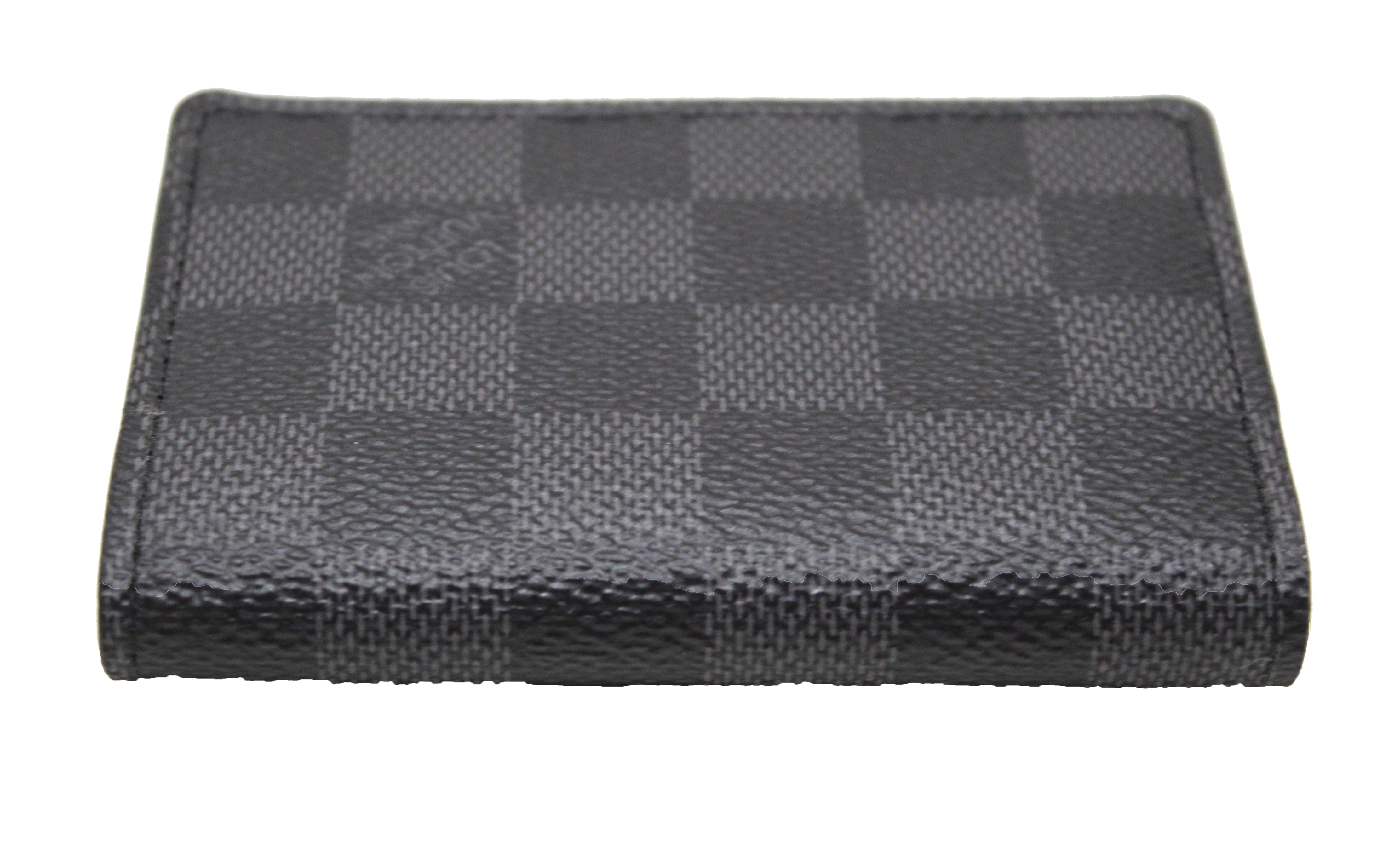 New in Box Louis Vuitton Damier Graphite Europe Card Case at 1stDibs